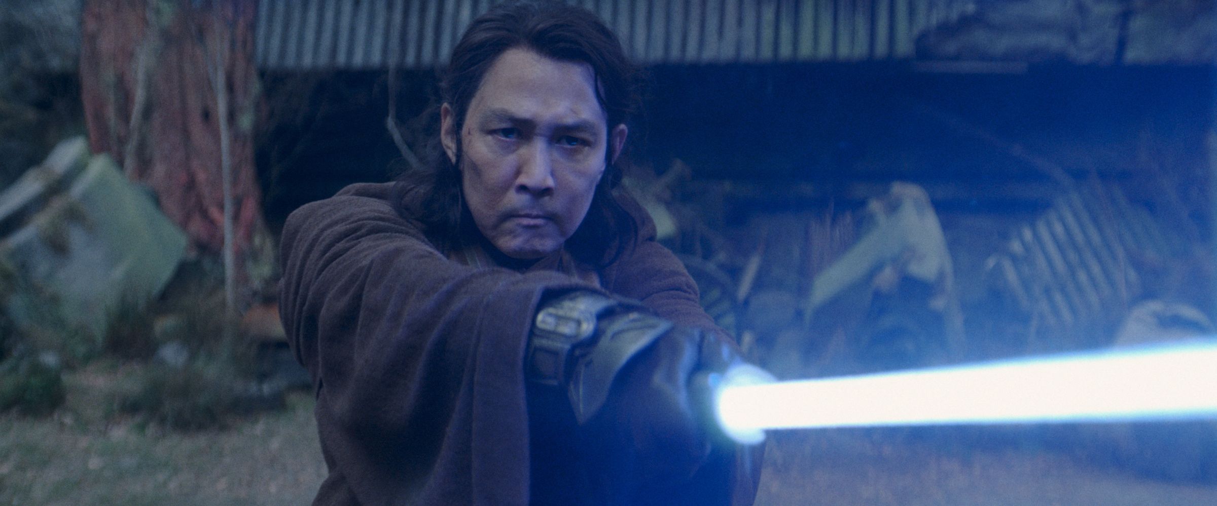 星戰影集《侍者》將不會開拍第2季，李政宰飾演絕地大師梭爾的英姿也成為僅此一次。（Disney+提供）