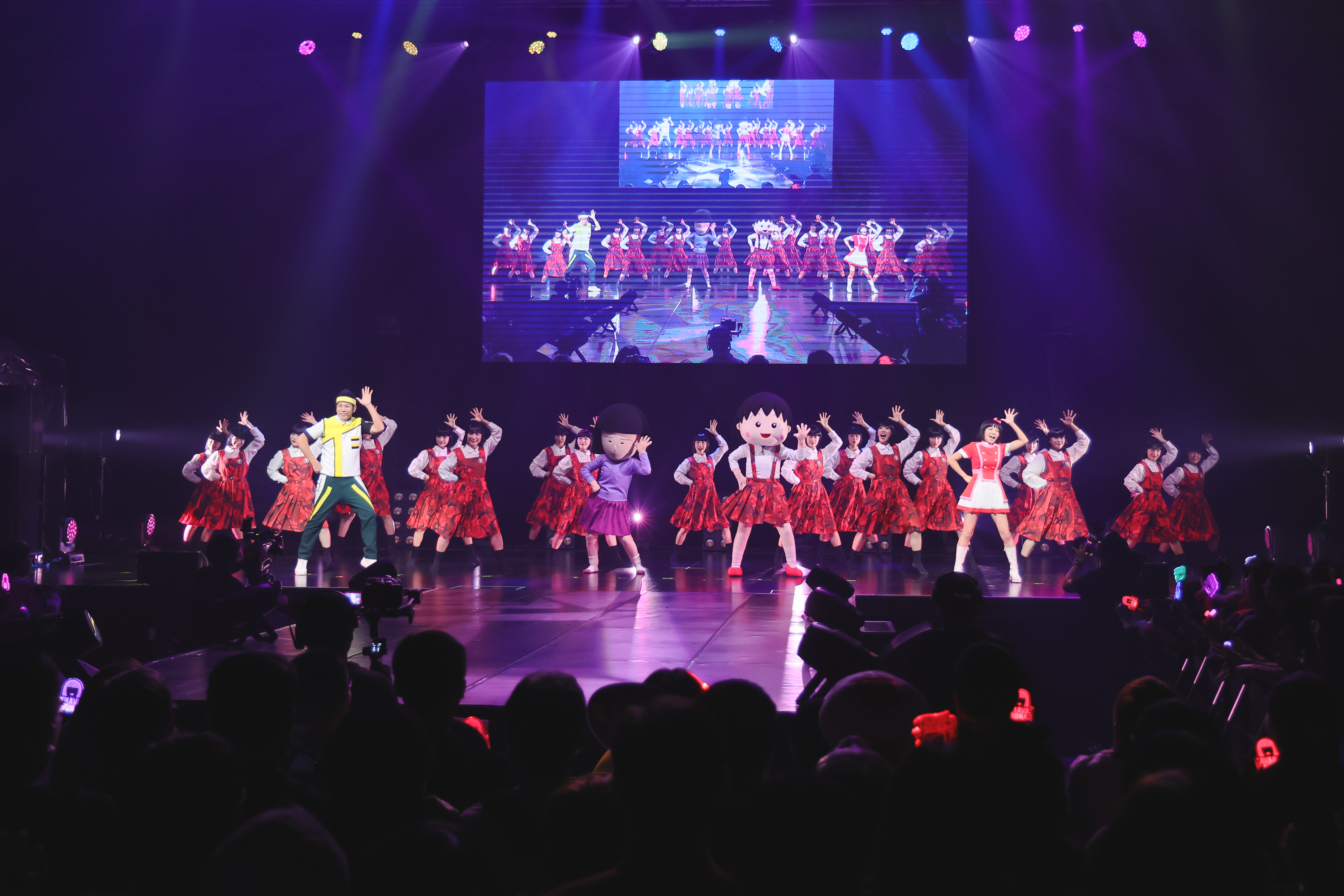 全台小朋友的偶像，YOYO家族香蕉哥哥、草莓姐姐，和「櫻桃小丸子」與「野口」擔任avantgardey壓軸場嘉賓。（B'in Live Entertainment提供）