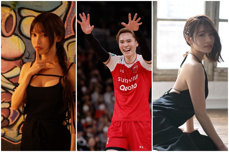 AV女優七瀨愛麗（左）推測，高橋藍會和河北彩伽（右）搭上線，或許和AV女優使用社群的習慣有關，加上系統會自動將追蹤數高的帳號排在前面，名人私訊較容易被看到。（翻攝自X@Alice_Nanase_、@ran_staff、@Saika_Kawakita）