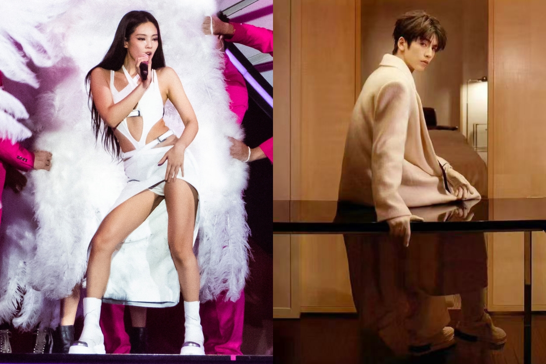 （左起）Jennie與張凌赫都穿著both鞋款。（both提供）       
