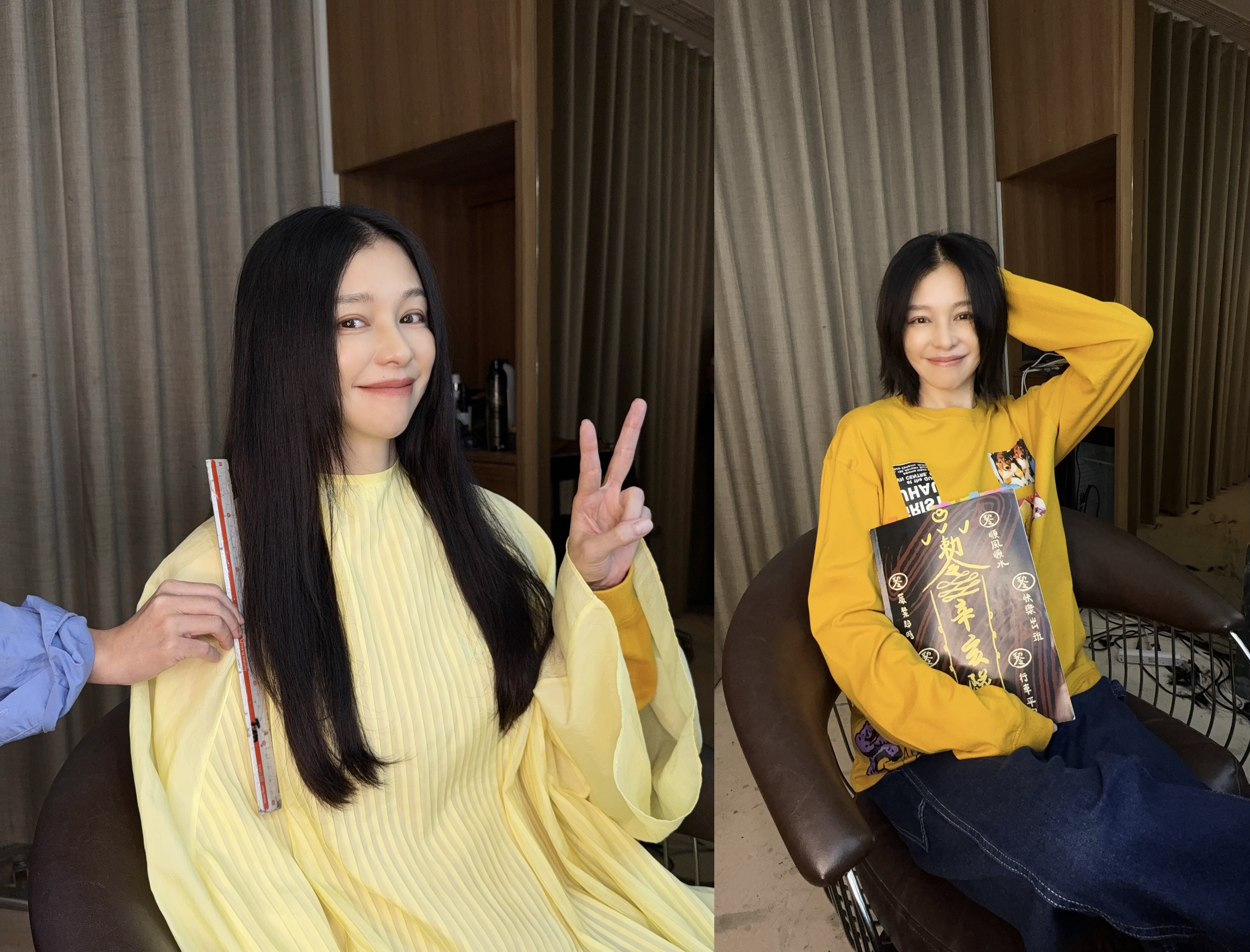 徐若瑄為在恐怖片《辛亥隧道》中扮演冷靜理性法醫，忍痛剪去30公分長髮，短髮造型清爽俐落。（華映提供）