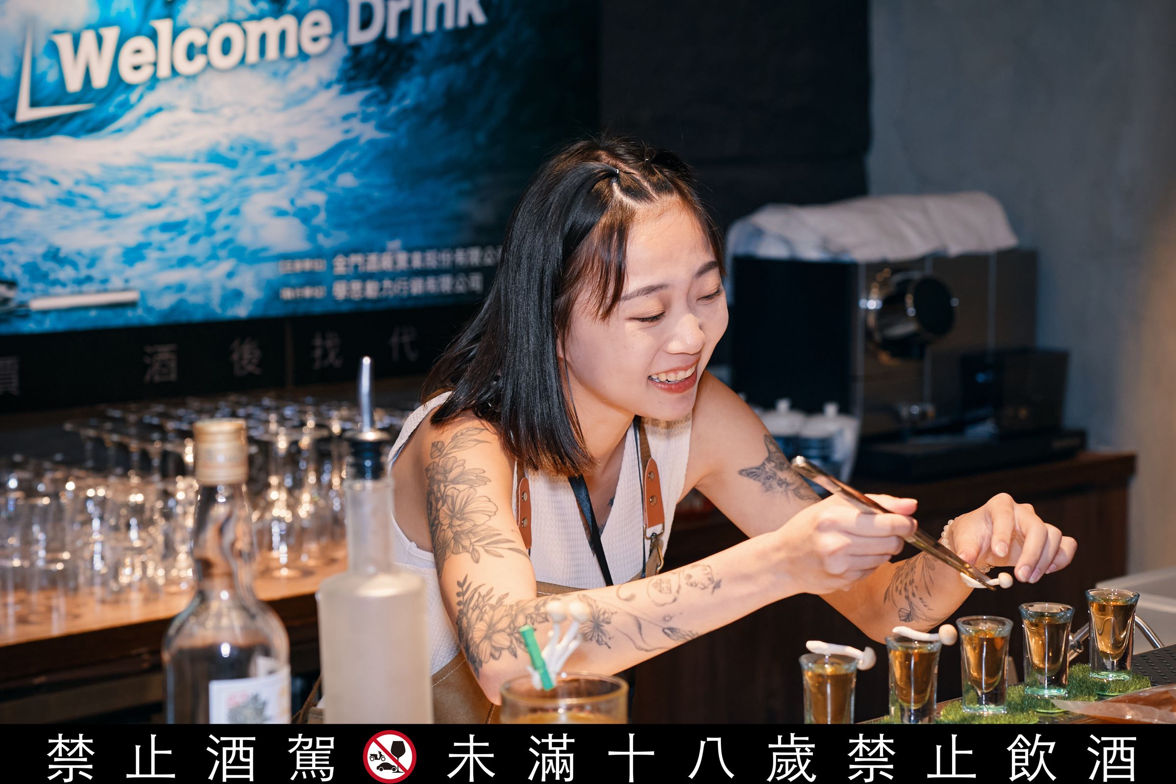 2025金酒盃全國職業調酒競賽,吸引了來自全台157組調酒師參與,競爭激烈。