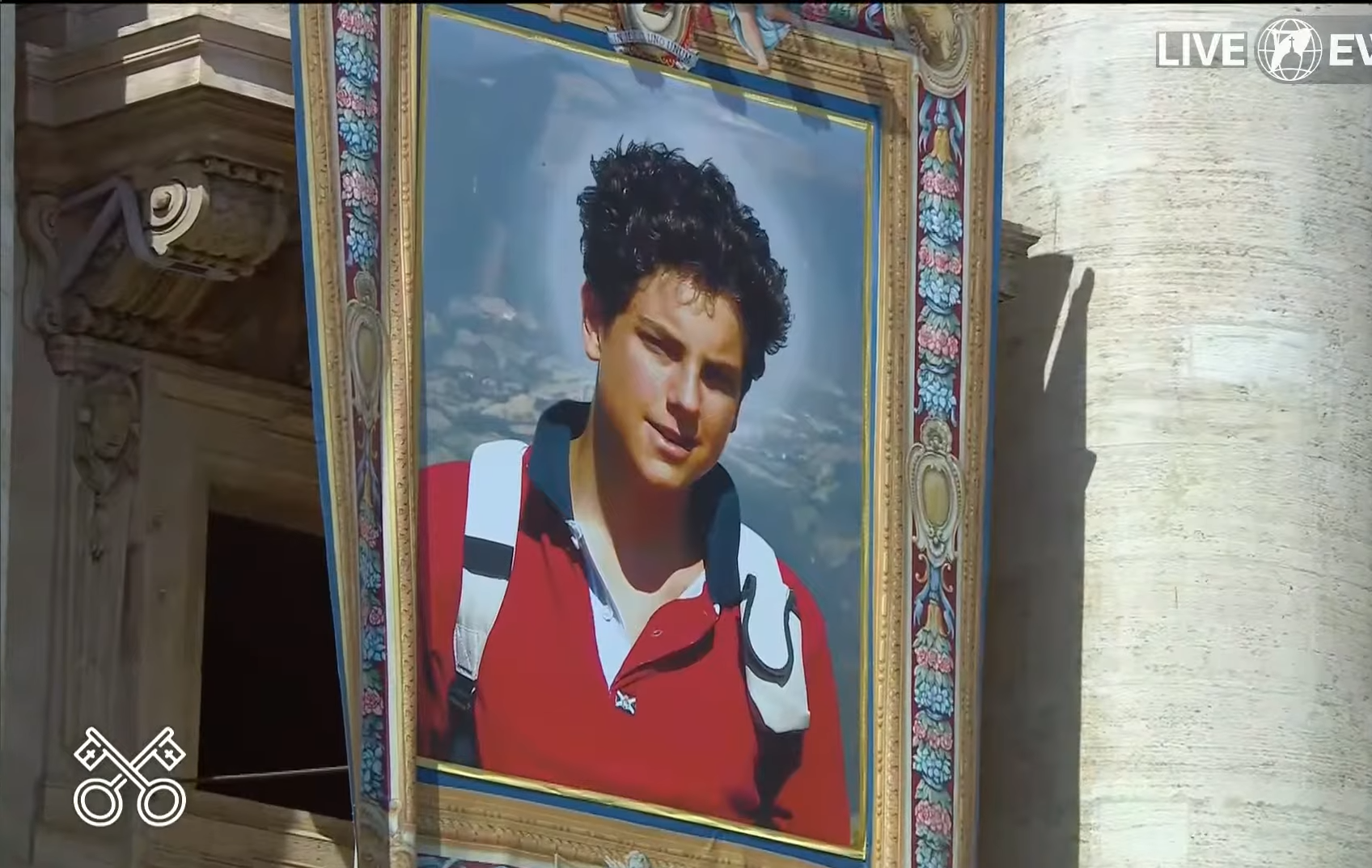 阿庫蒂斯正式冊封為聖人。（翻攝EWTN YouTube頻道）