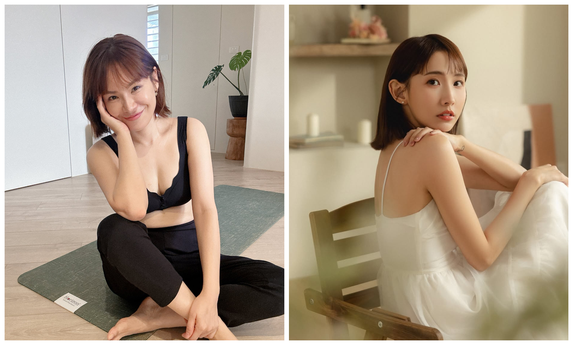 陳沂（左）痛批，粿粿（右）最噁心的，就是出軌還用「好朋友」掩人耳目。（翻攝陳沂臉書、粿粿IG）