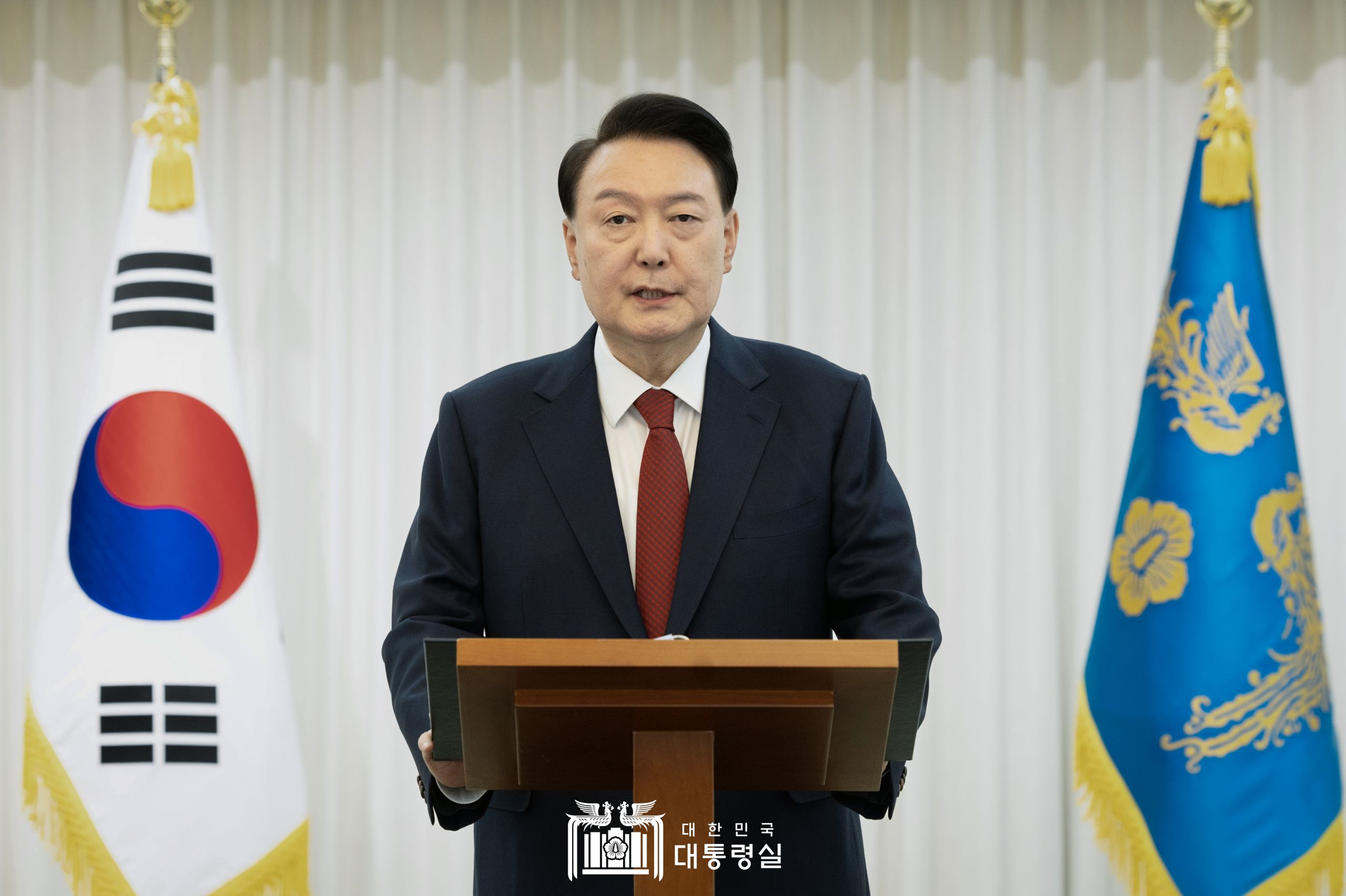 南韓公調處今日進入總統官邸，欲要逮捕尹錫悅。（翻攝自南韓總統府官網）
