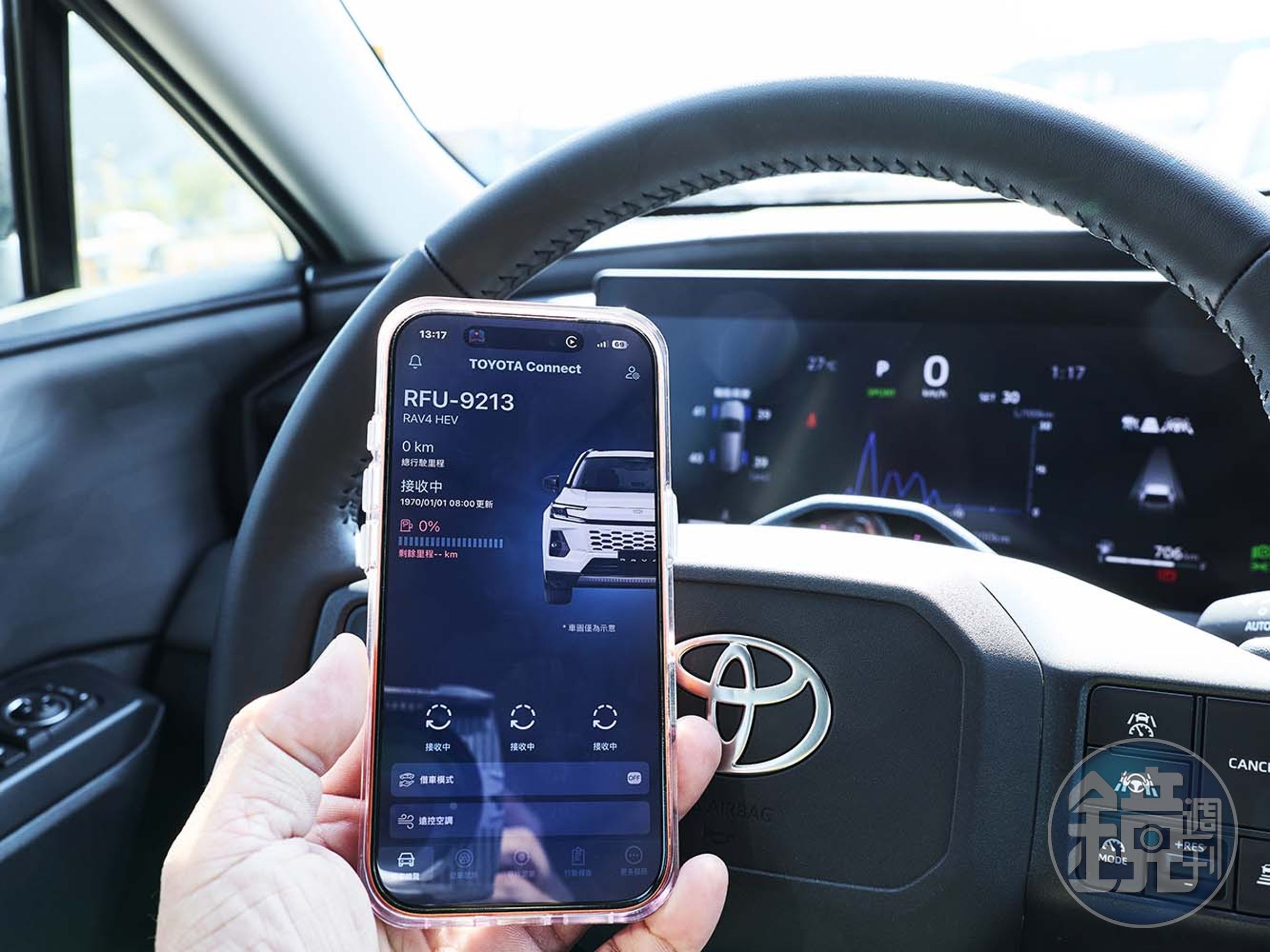 首度導入的TOYOTA Connect功能,提供手機操作車輛的可能。