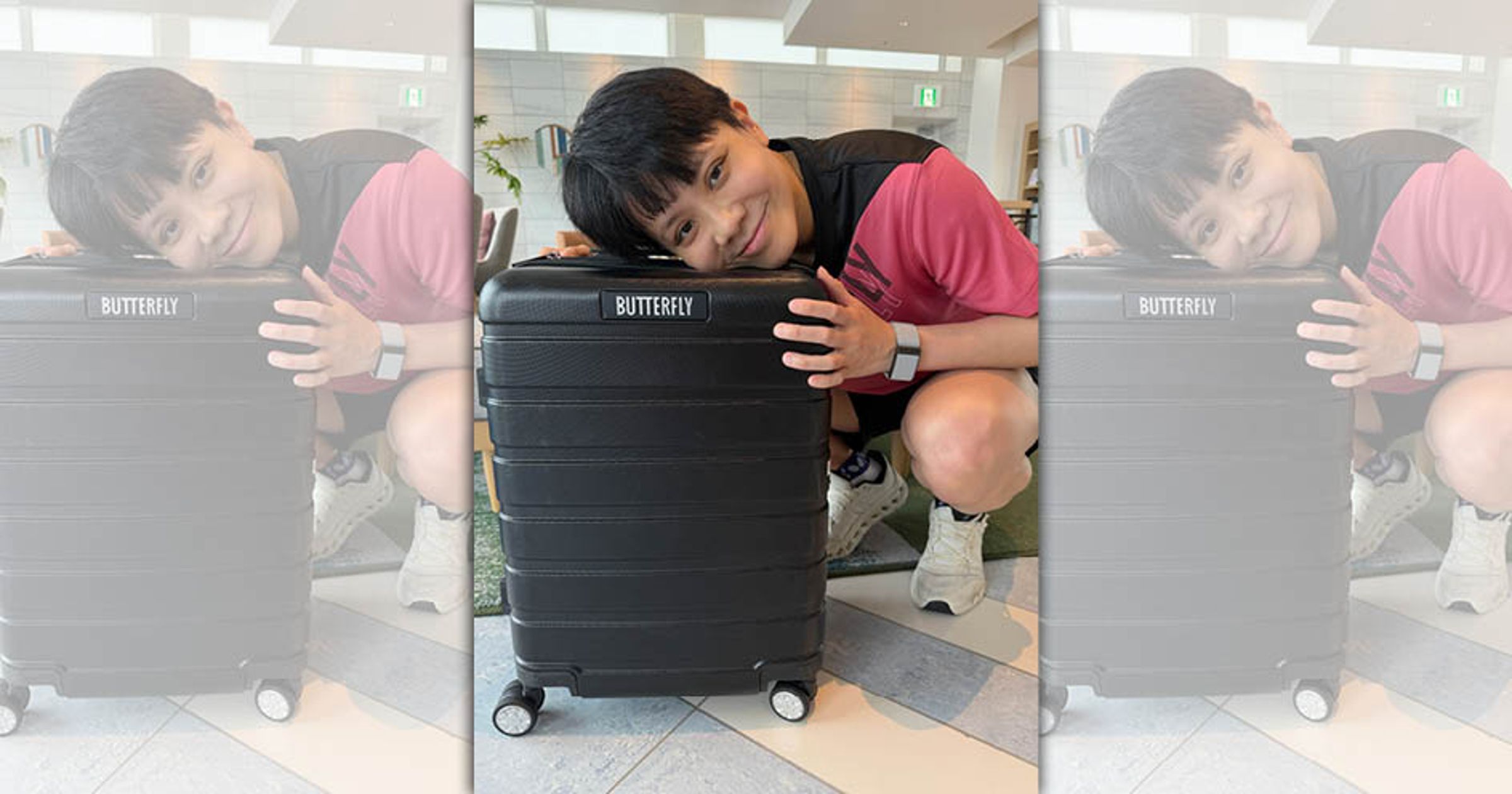 鄭怡靜行李被同機旅客誤拿，今天已經聯繫上該名旅客。（取自鄭怡靜臉書）