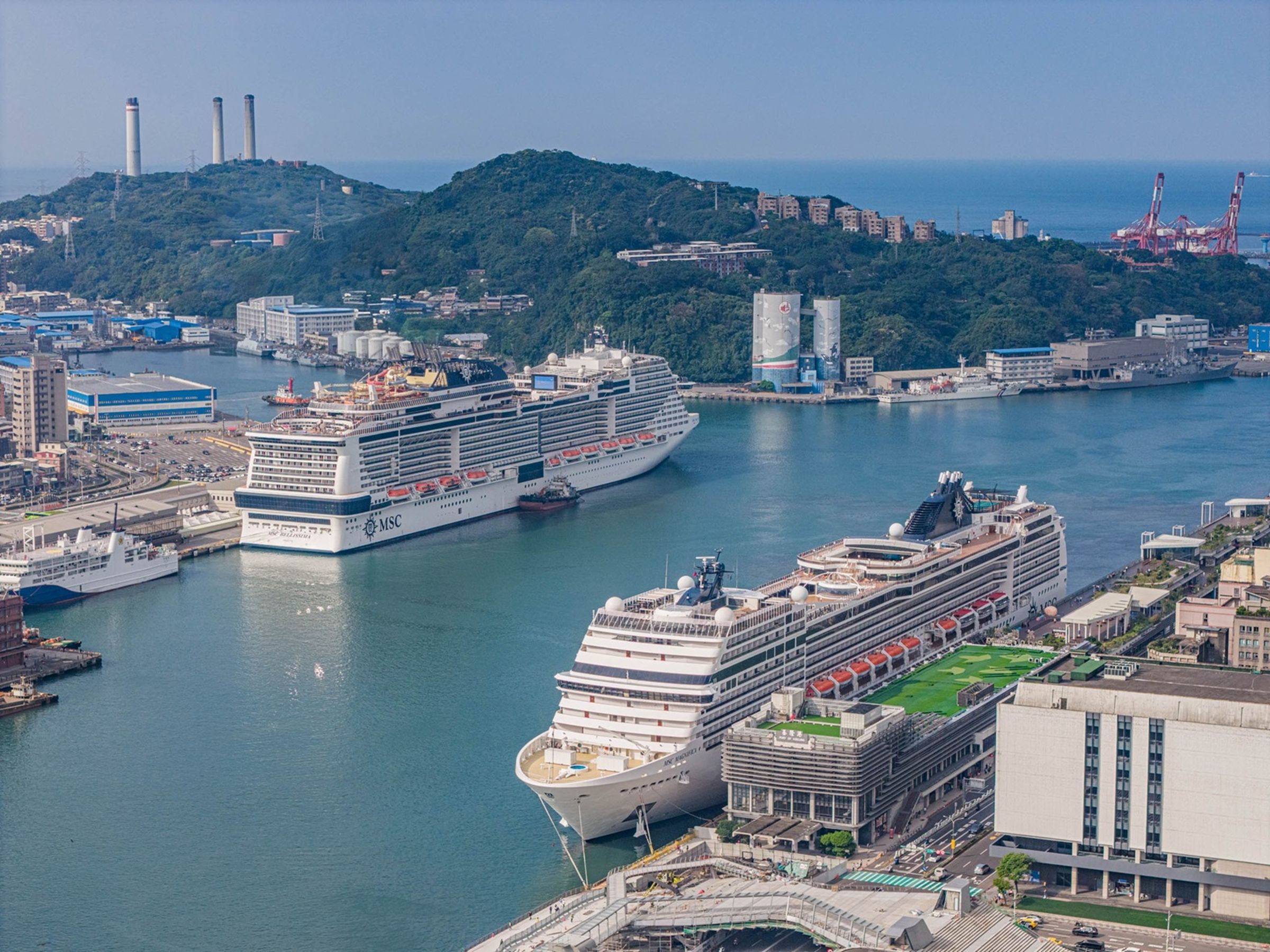 MSC地中海郵輪，夏季旅展搶先開賣MSC榮耀號基隆出發的全新航次。（MSC 地中海郵輪提供）