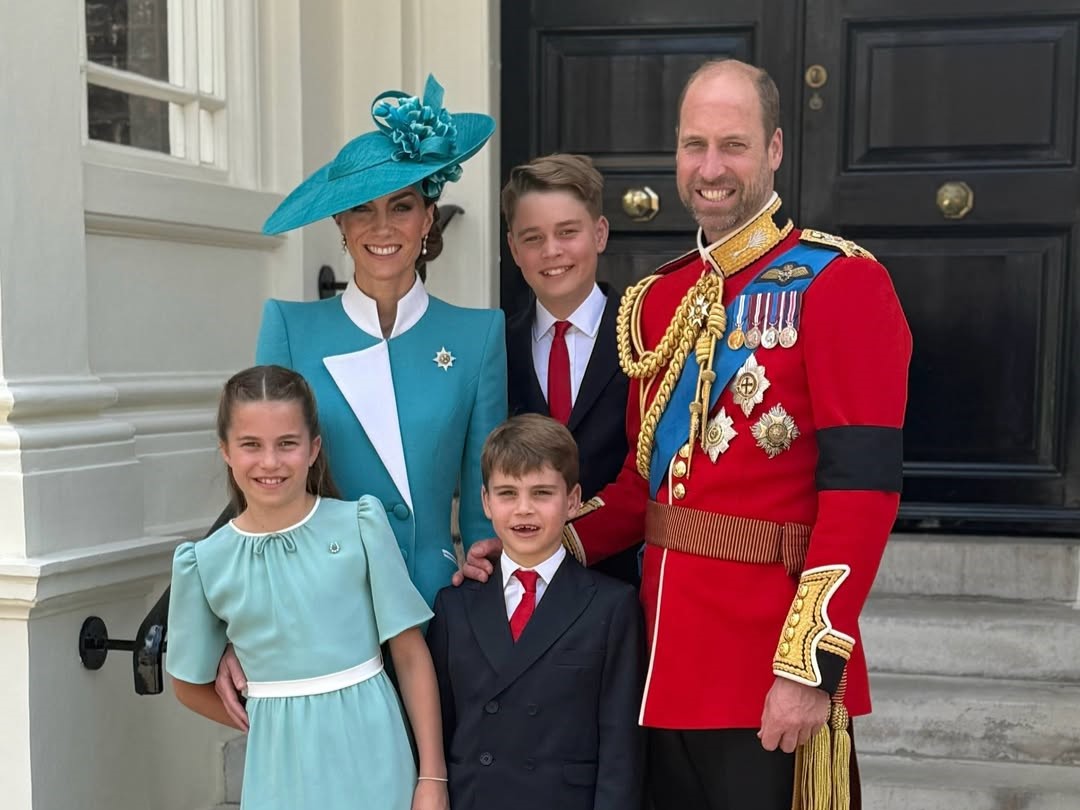 威廉王子和凱特王妃育有3名子女，一家五口將在年底搬新家。（翻攝princeandprincessofwales IG）