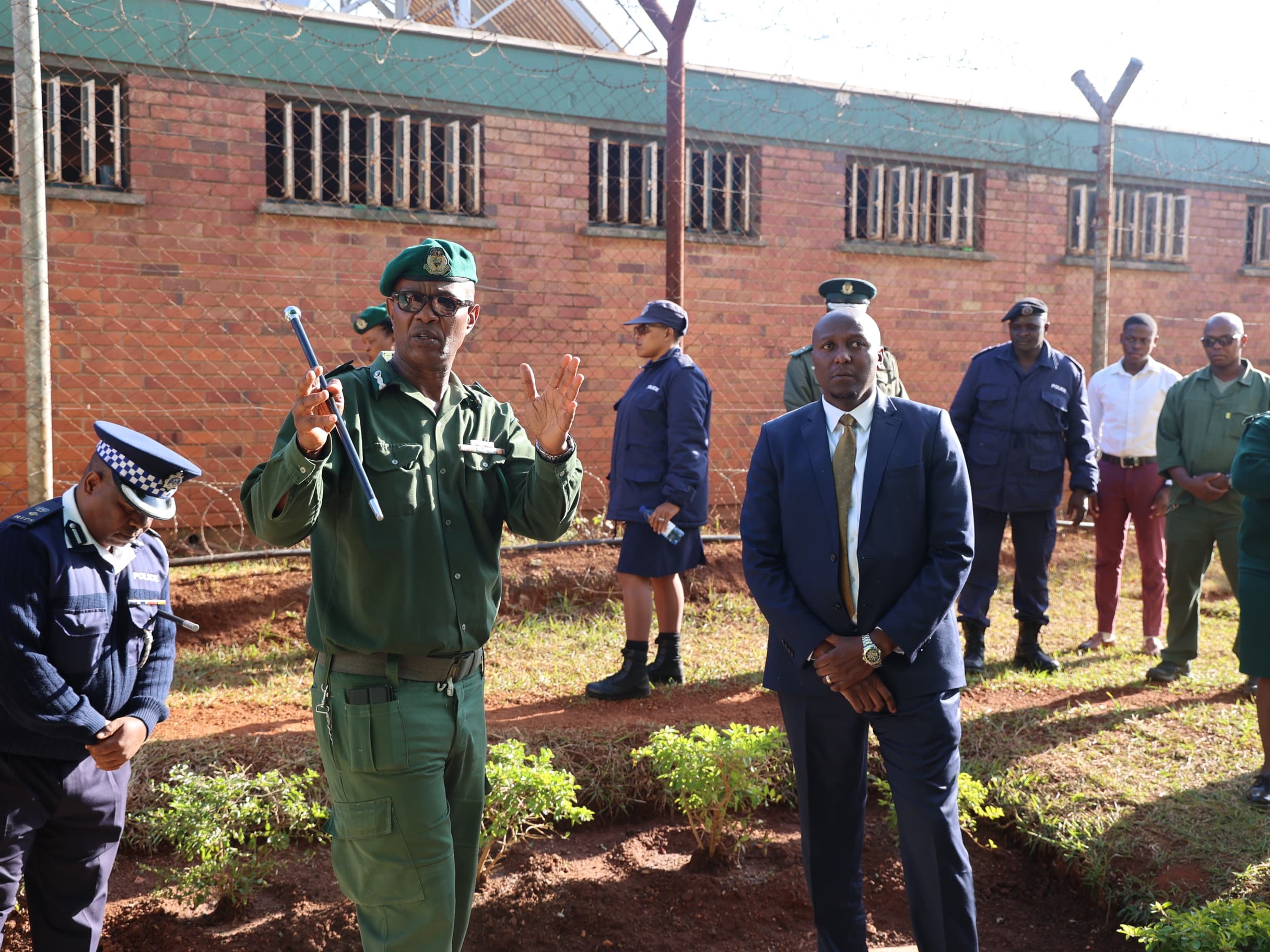 史瓦帝尼總理曾巡視Matsapha矯正中心。（翻攝自@RussellMDlamini X）