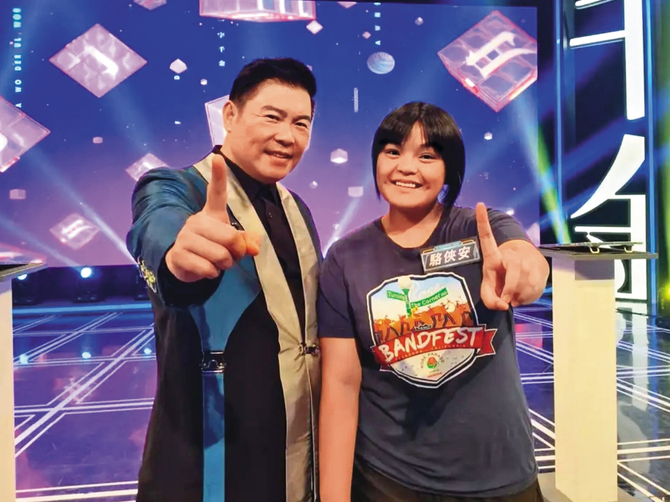 北一女畢業生駱俠安PO文控訴在錄製節目《一字千金》時，被曾國城羞辱身材，貼文曝光引起熱議。