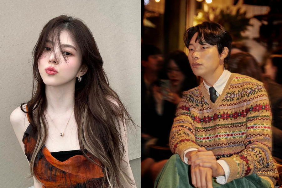 韓韶禧（左）與柳俊烈（右）今相繼認愛，不過昨日引發「換乘戀愛」爭議。（翻攝自韓韶禧、柳俊烈IG）