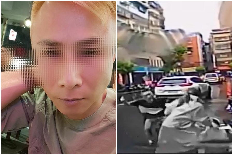 46歲謝姓男子當街持刀殺害42歲張姓妻子與33歲的小姨子，駕車逃至彰化後自行投案。（翻攝自當事人臉書／翻攝畫面）