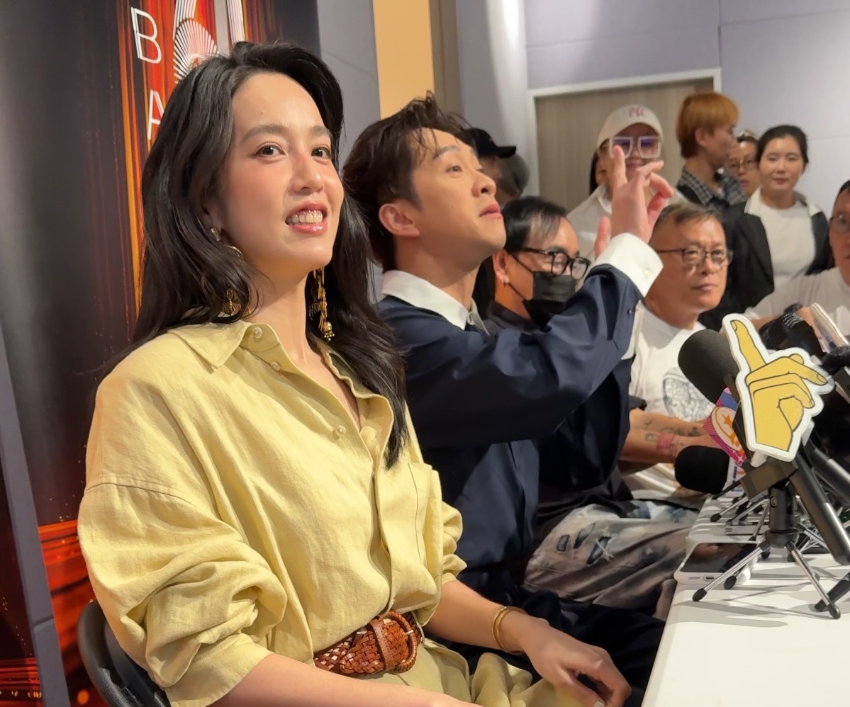 陳庭妮產後首度現身。(圖/讀者提供)