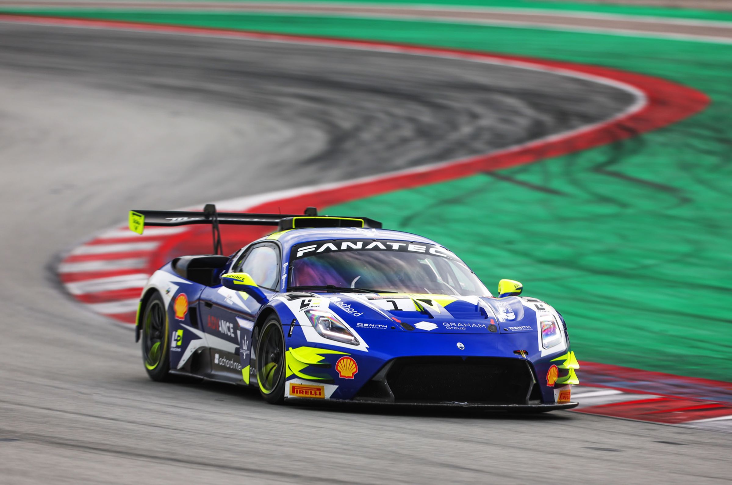 Maserati GT2 參賽首年即戰果輝煌，2024 Fanatec GT2 賽季中勇奪 Am 組車手與車隊總冠軍，締造 12 場勝利、7 次亞軍、5 次季軍與 16 次桿位的耀眼成績