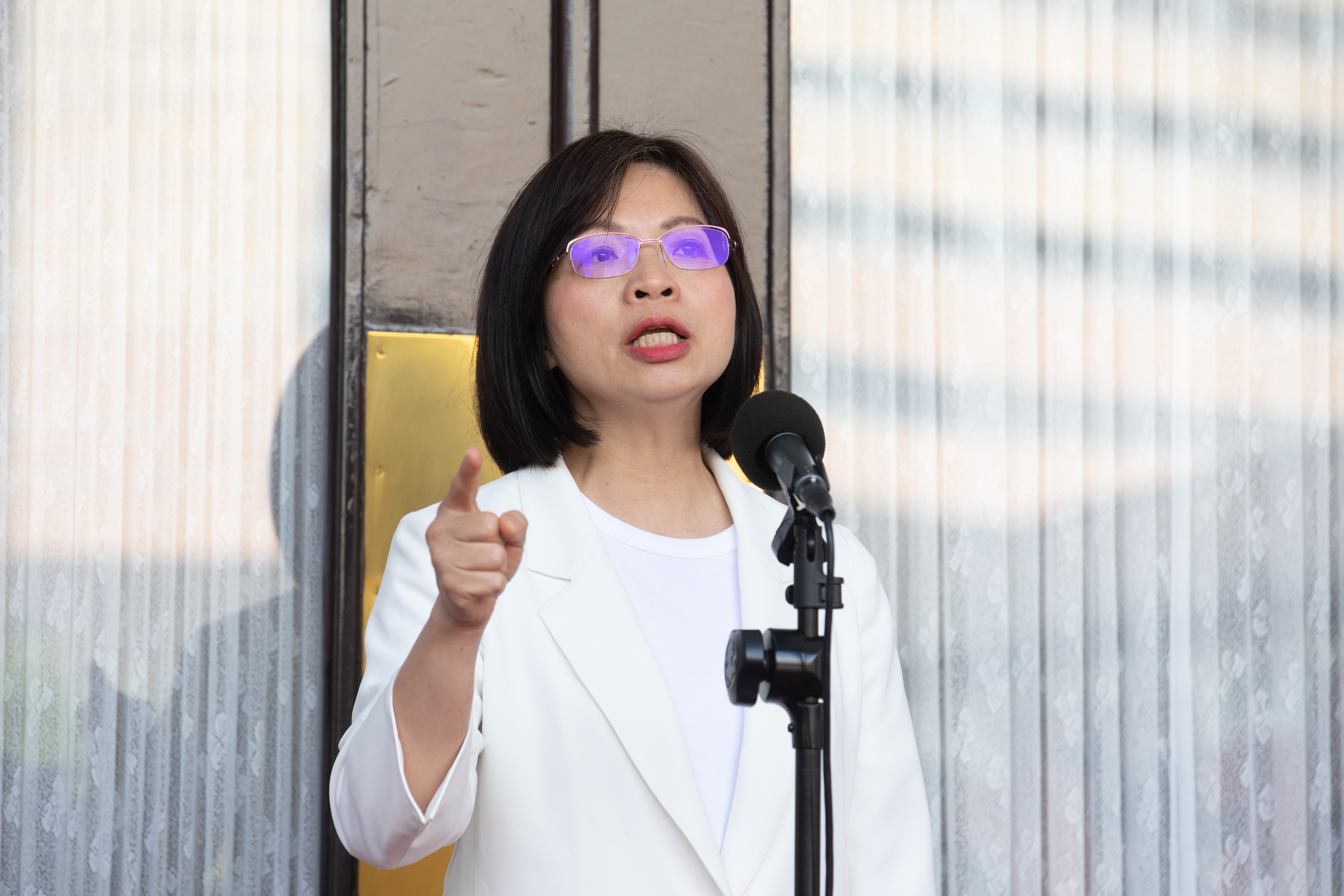 林淑芬開轟柯建銘沒收黨團會議的討論，還恐嚇威脅不遵守就處分或開除。（本刊資料照）