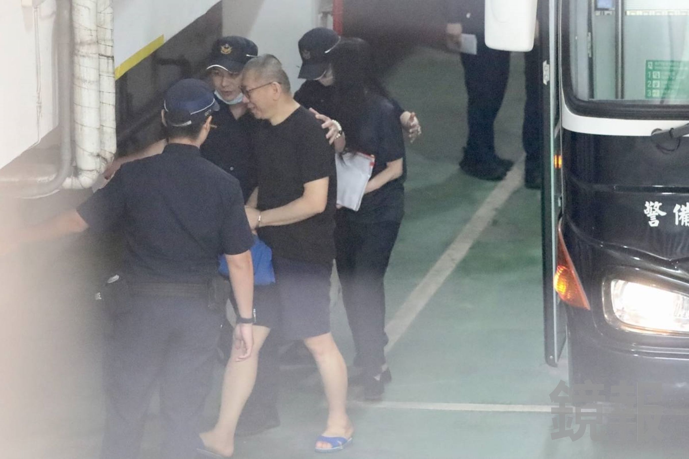 前民眾黨主席柯文哲今日獲交保。(鏡報林煒凱)