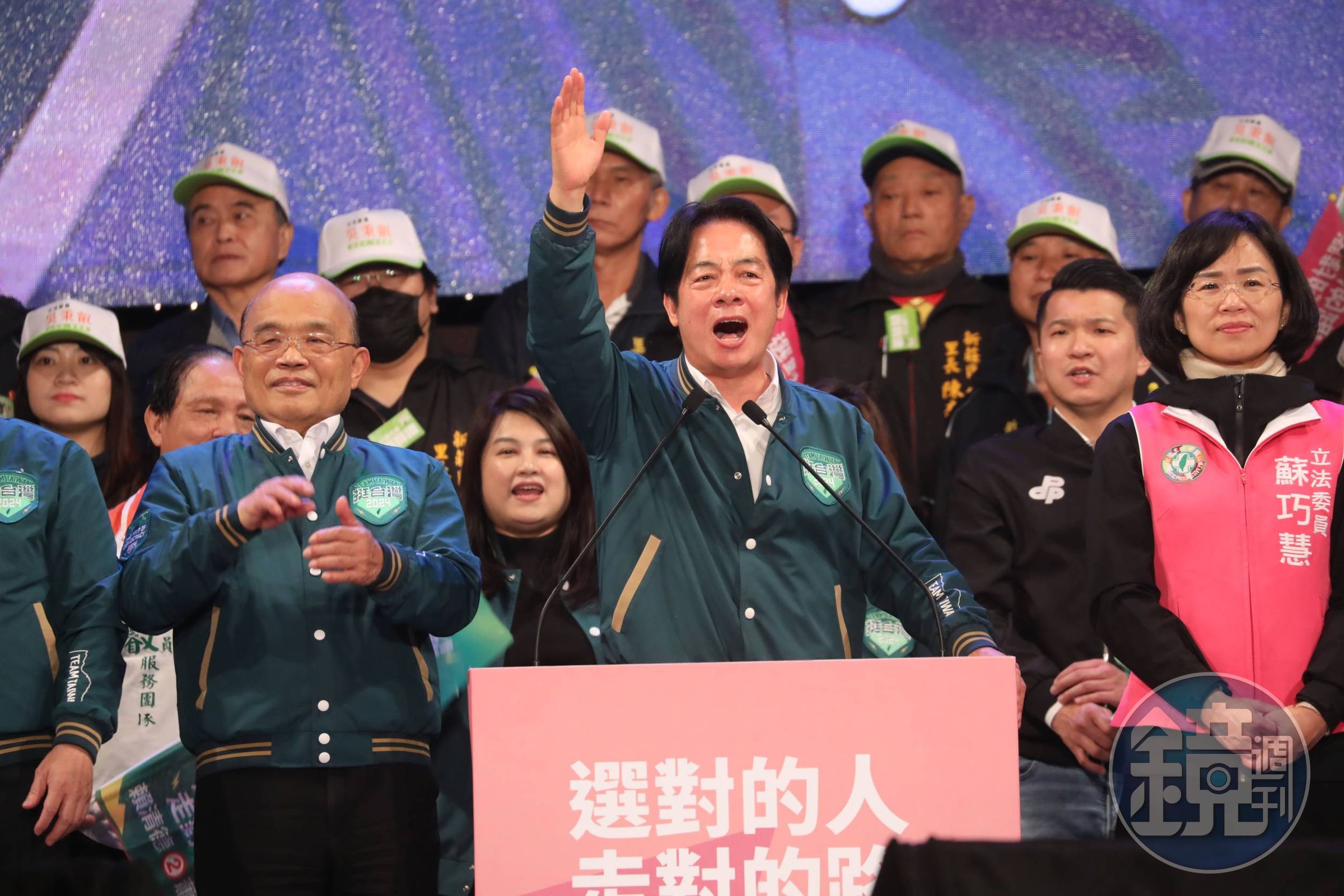 賴清德近日被指有私生子，他聞訊則是笑稱「不可能的事情」。