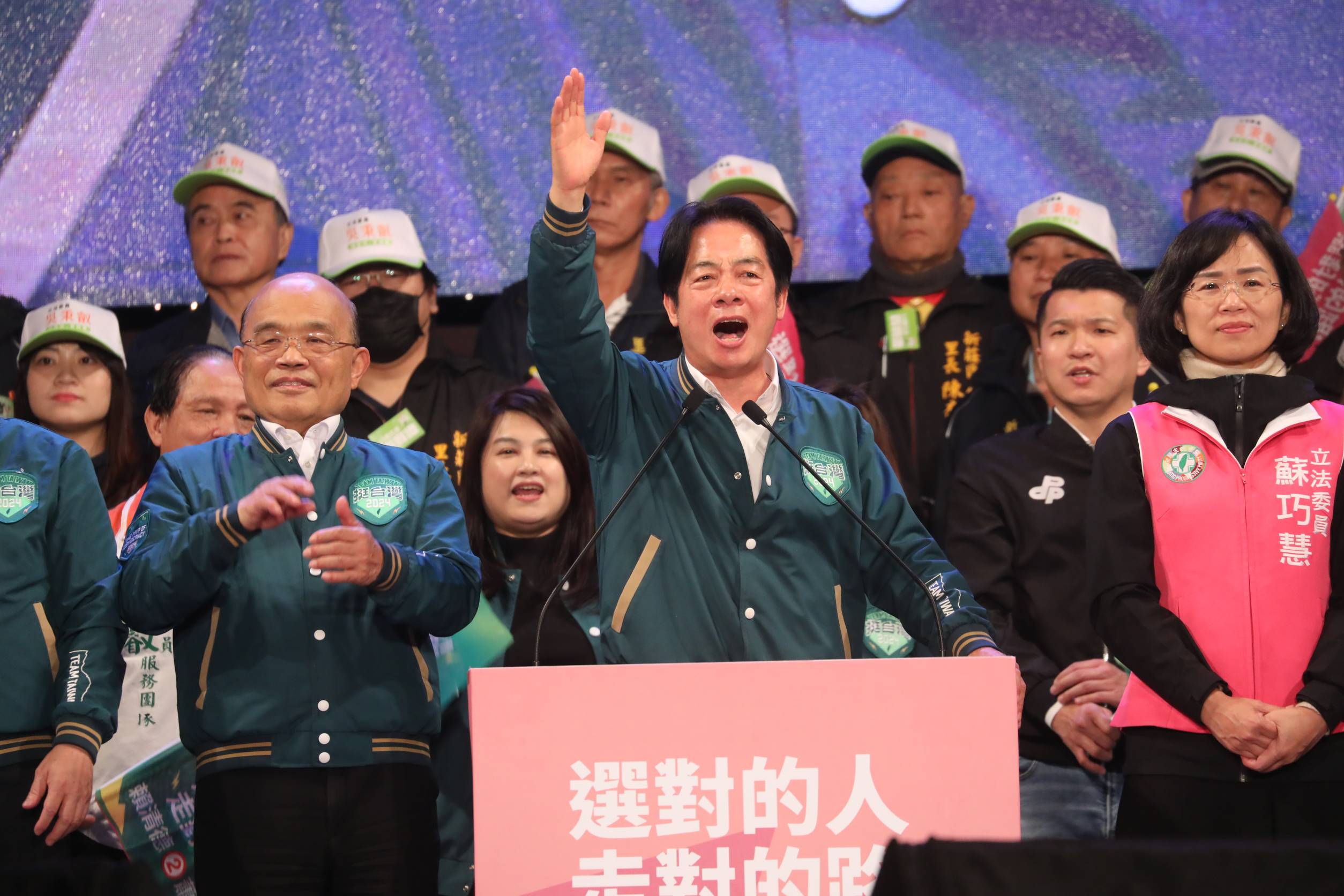 賴清德近日被指有私生子，他聞訊則是笑稱「不可能的事情」。