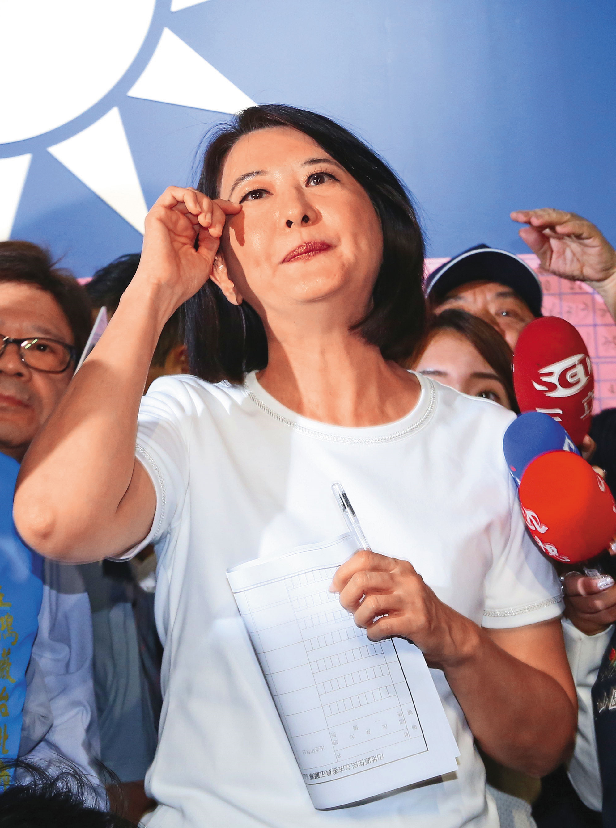 加上這次罷免，王鴻薇「3年選3次」都過關，躍升藍營女戰神。（鏡報董孟航）