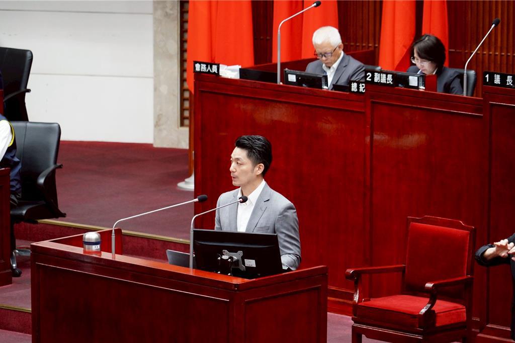 蔣萬安表示,建照部分目前還在行政程序中,市府確實希望輝達做修正,相關的程序還在進行,一切安排與規劃須尊重輝達。(台北市政府提供)