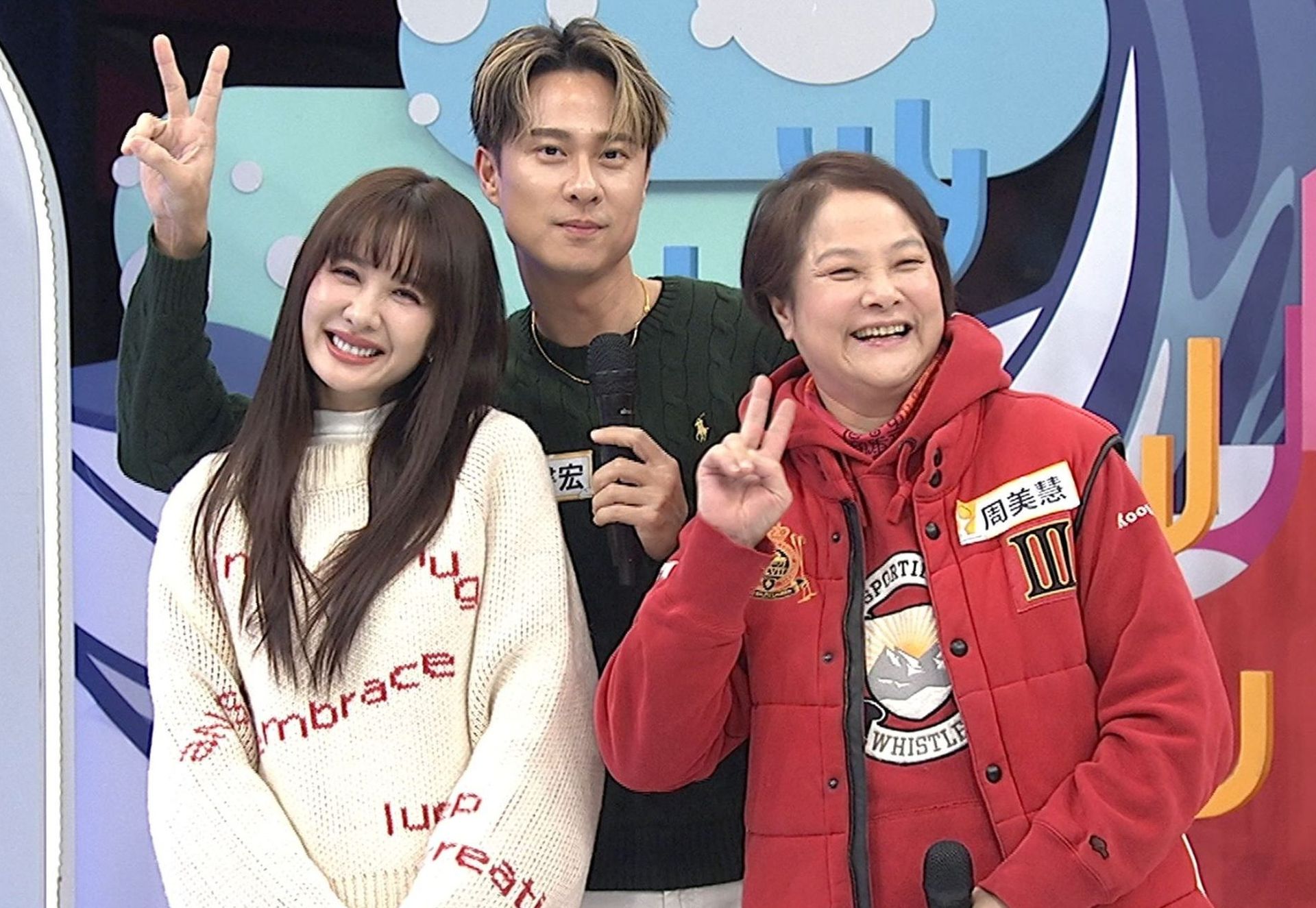 劉書宏錄影自曝媽媽很喜歡安心亞。（中天提供）