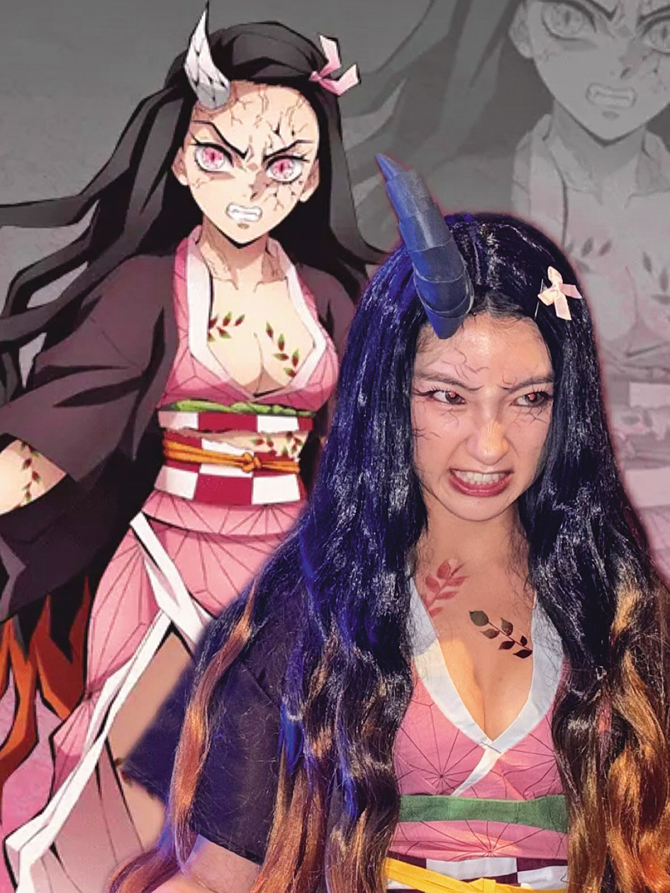 張愛曾cosplay 動漫人物相當惟妙惟肖。(翻攝自張愛IG)
