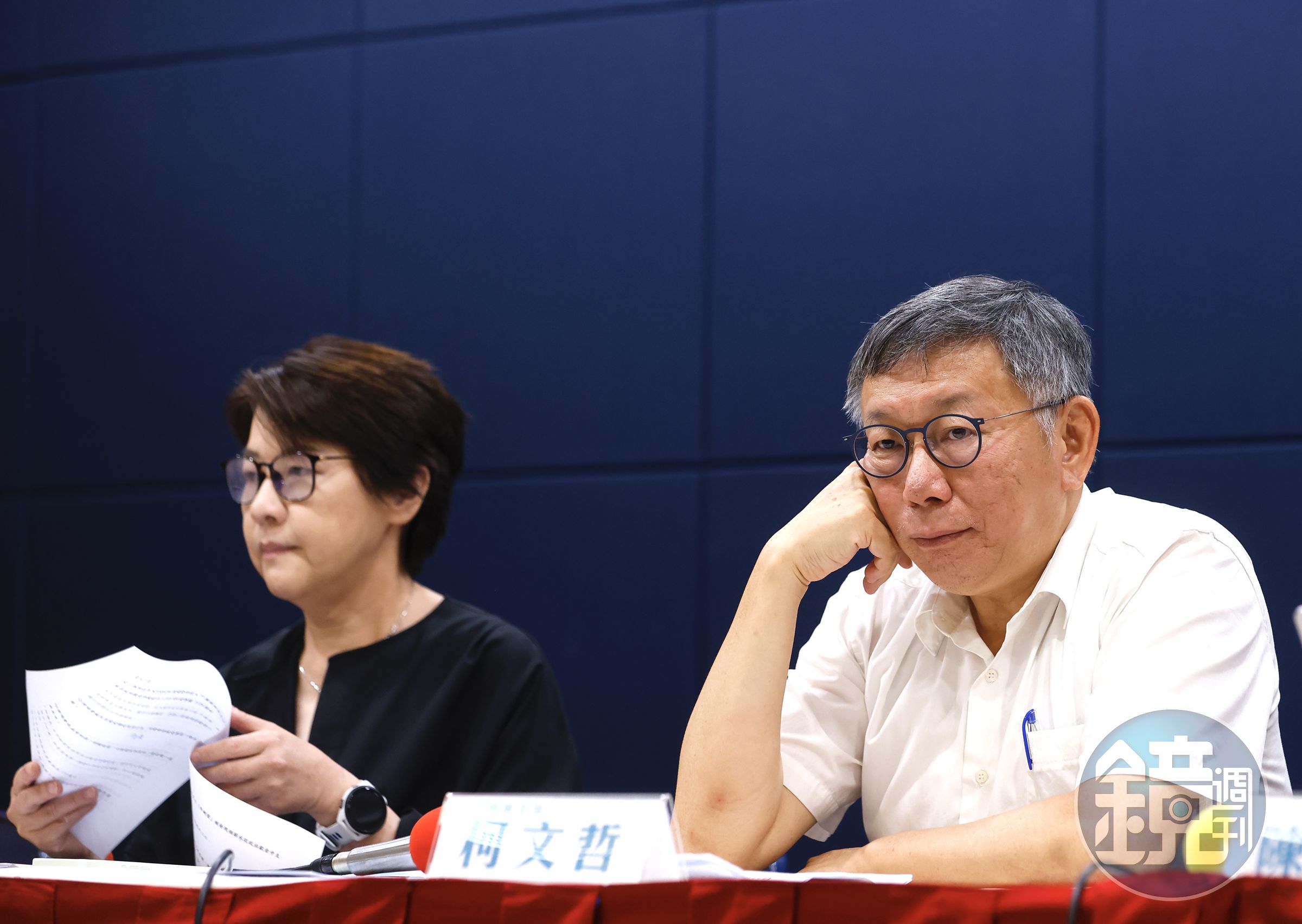 民眾黨主席柯文哲深陷政治獻金申報不實風暴，黨內出現逼宮立委黃珊珊的聲音。（本刊資料照）