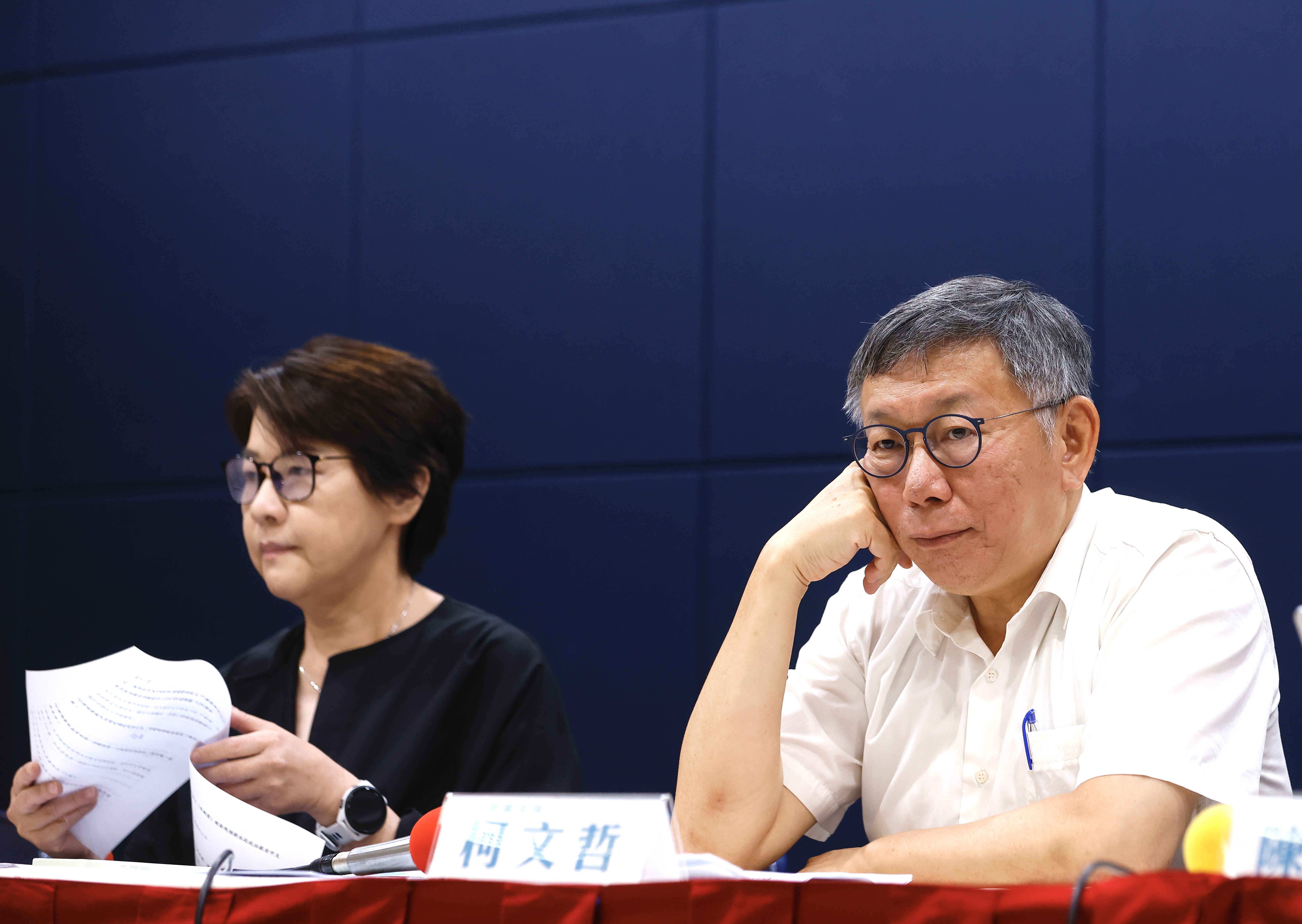 民眾黨主席柯文哲深陷政治獻金申報不實風暴，黨內出現逼宮立委黃珊珊的聲音。（本刊資料照）