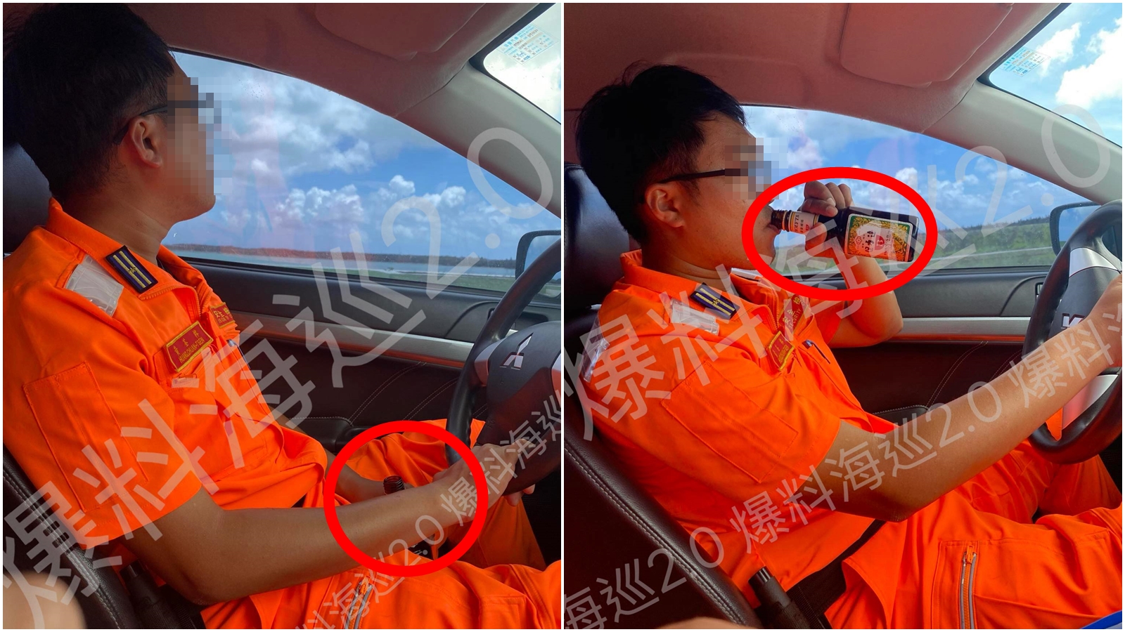 海巡署金馬澎分署第七岸巡隊驚傳有「保力達排長」。（翻攝自臉書@爆料海巡2.0 ）