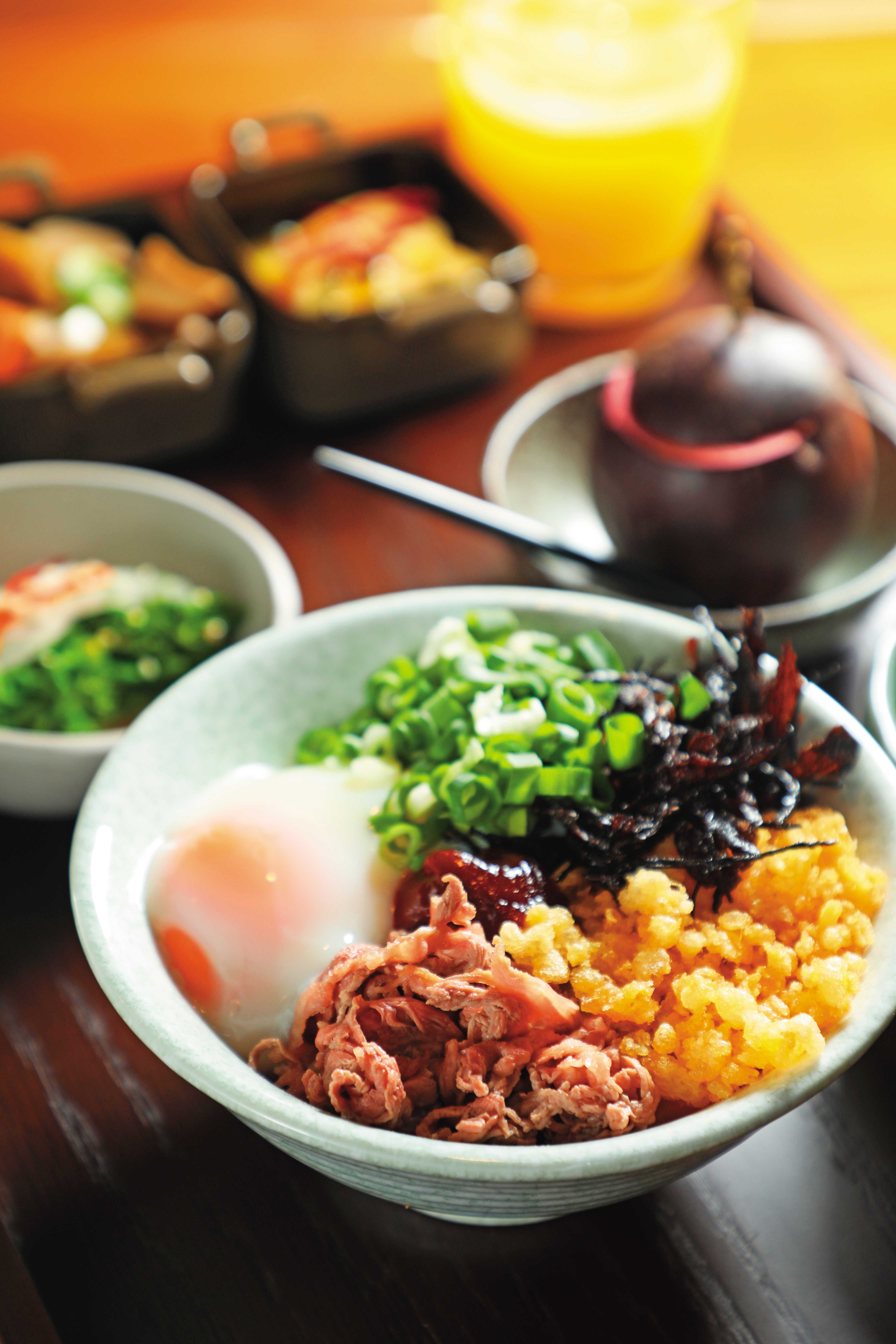 早餐有4種選擇，「18號紅茶溫玉子冷麵」溫潤清爽又有飽足感。