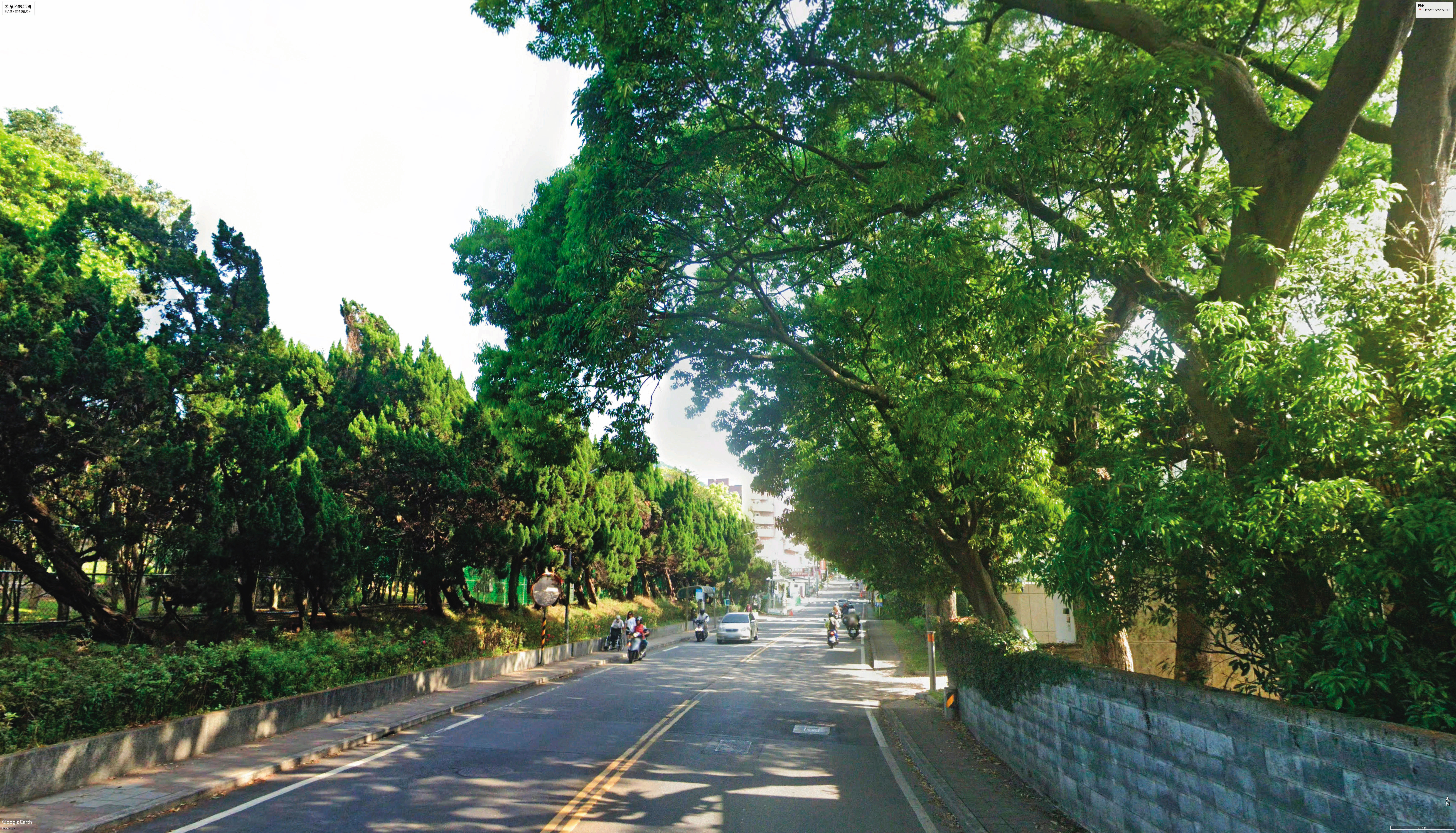財政部關務署台北關去年追查一件寄往陽明山仰德大道(圖)「ING」家的大麻包裹,發現收件人是殷琪的女兒。(翻攝Google Maps)