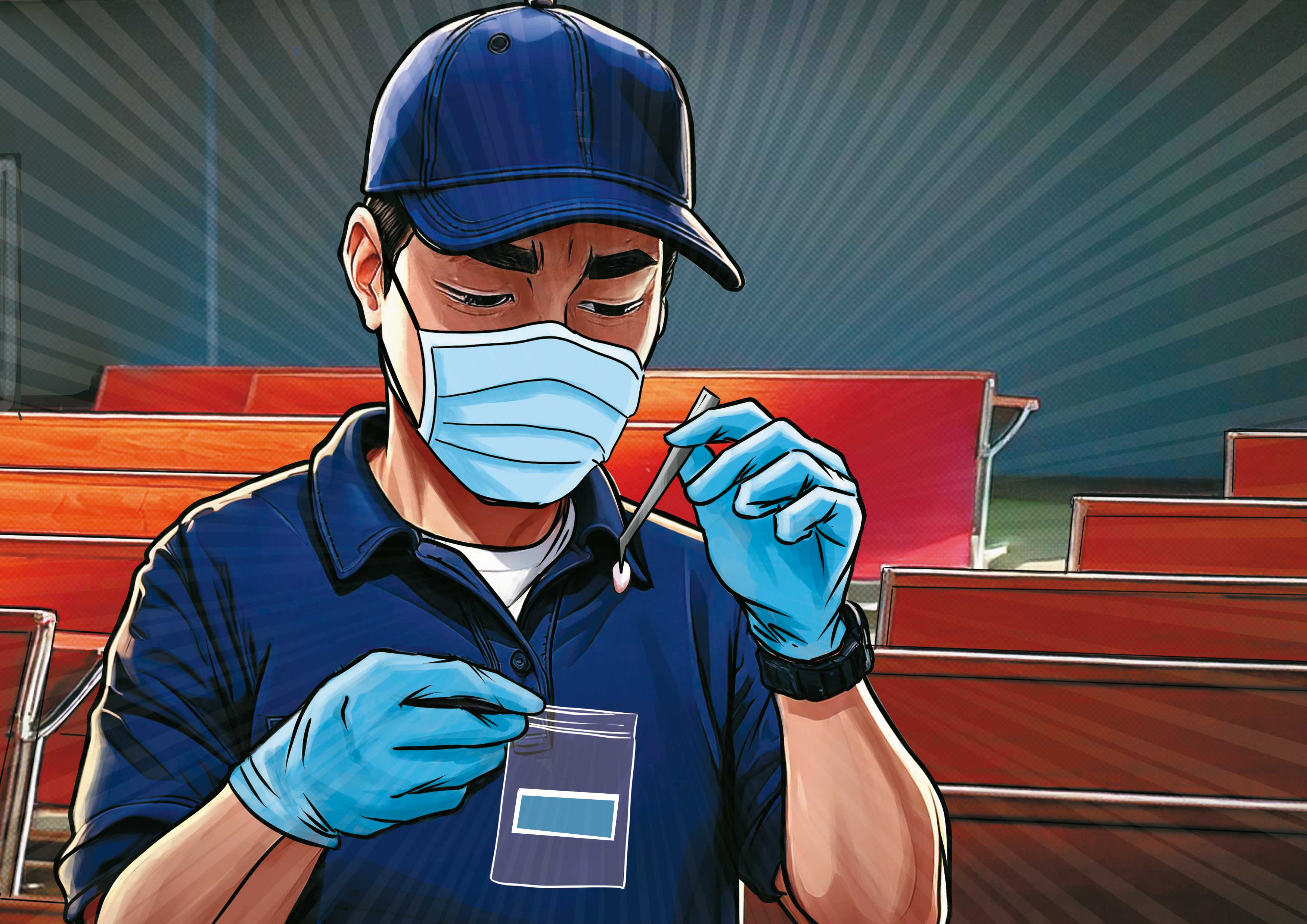 警方在死者毛衣上採集到洪曉慧斷裂的指甲，成為破案關鍵。