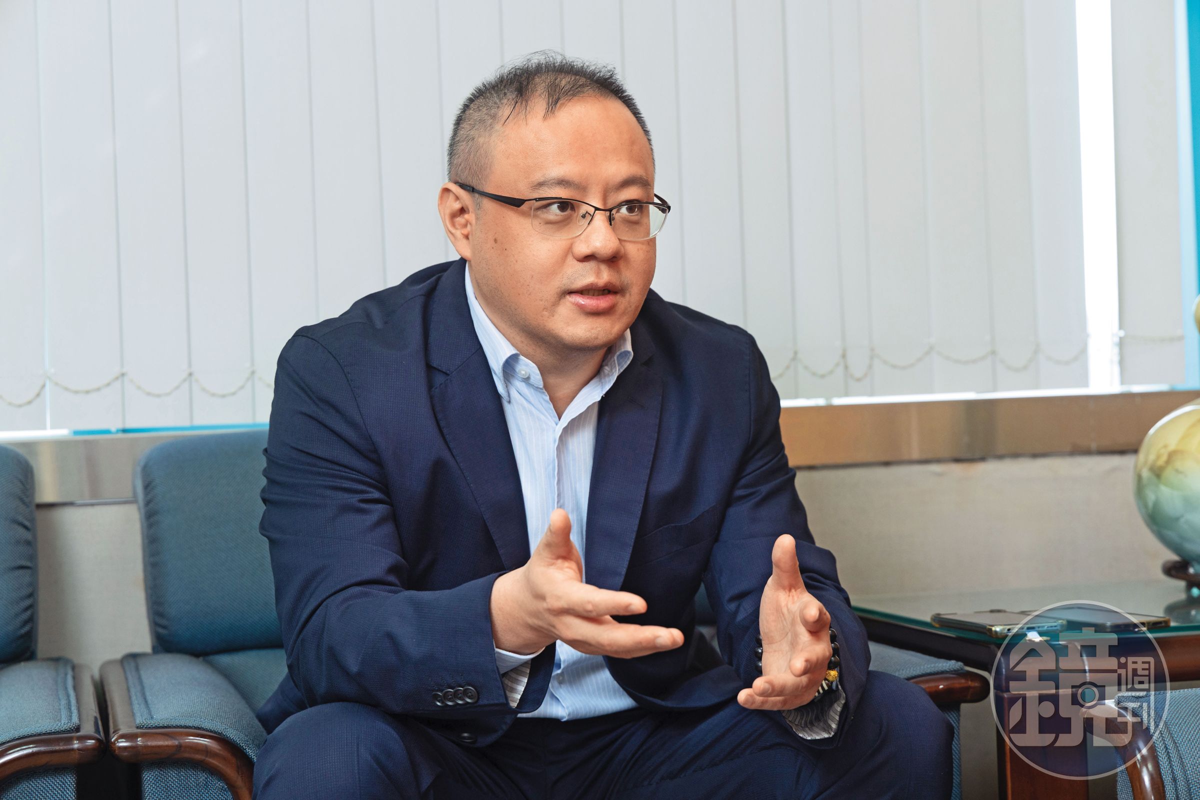 冠軍建材總經理林祐宇接受本刊專訪,暢談經營理念。