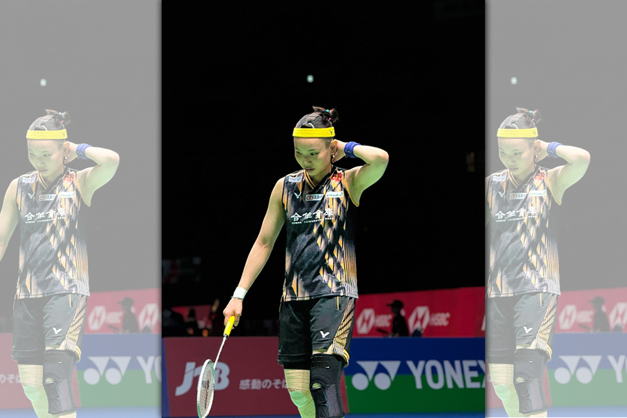 戴資穎在於BWF超級750系列的日本羽球公開賽16強賽中，面對烏克蘭選手布羅娃（Polina Buhrova），以21比8、21比10的比分成功晉級8強。（翻攝Facebook@戴資穎/ Tai Tzu Ying）