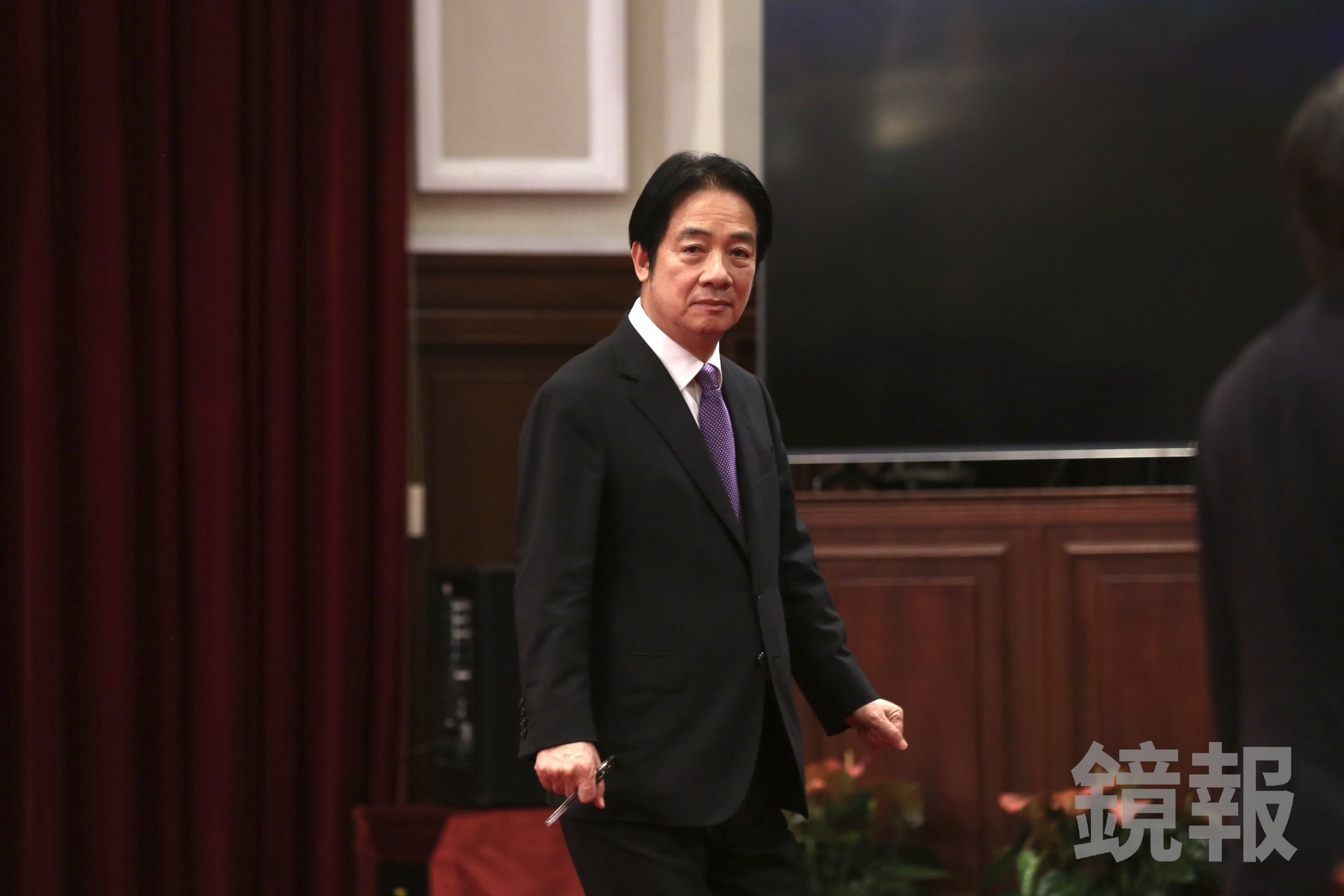 賴清德表態黨團應做必要改選或改組，才符合社會期待。（鏡報董孟航）