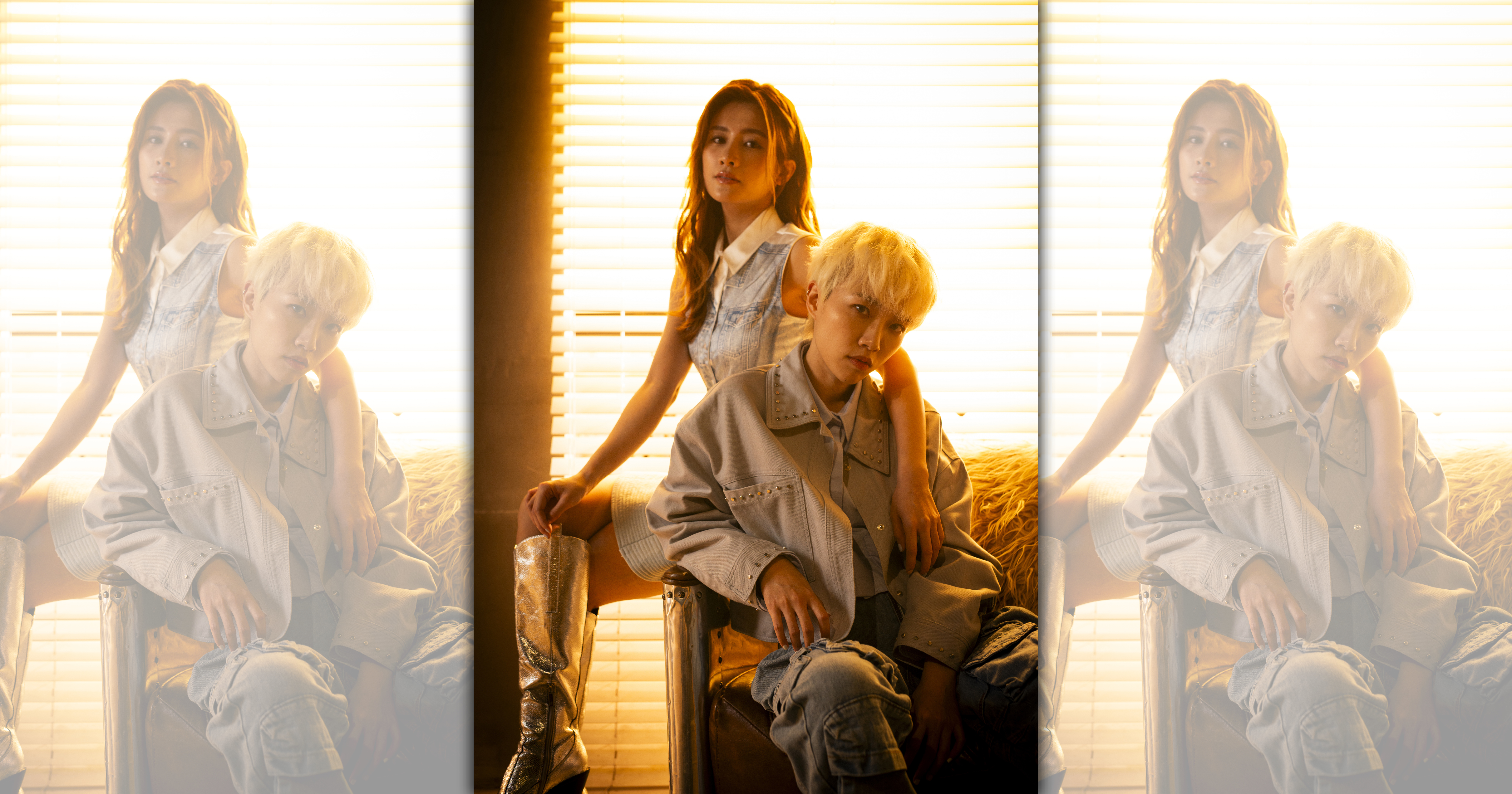 晨悠出道10年，希望接下來能站上台北小巨蛋演出。左為吳以悠、右為郭惟晨。