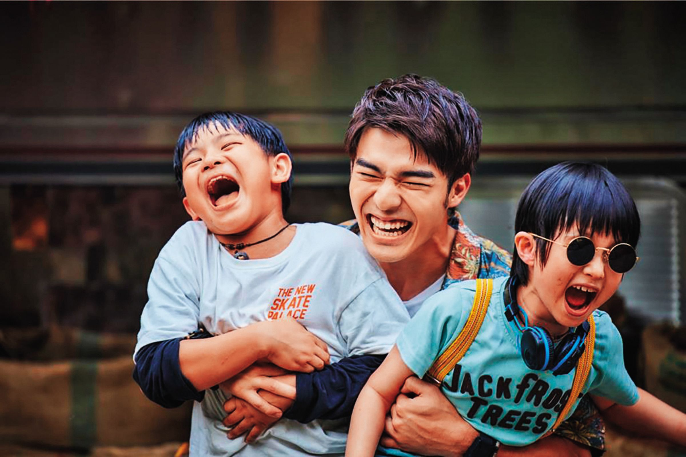陳昊森(中)主演《小子》,和釋小龍師弟釋小願(右)與吳宗修(左)合作。(良人行提供)