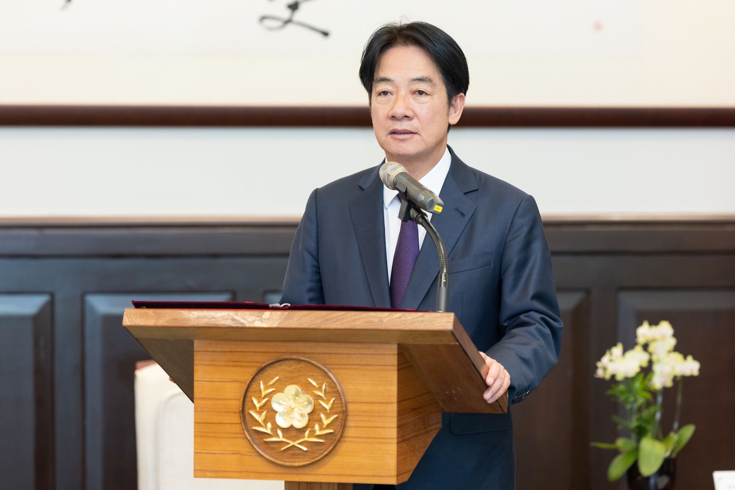 路透社獨家報導，賴清德將首度紀念二戰歐戰結束，發表抗中抗俄演說。（總統府提供）
