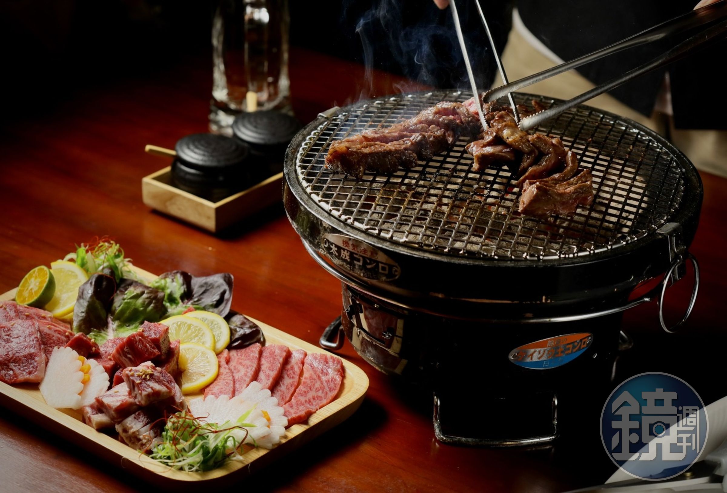 台北東區新開幕的「久碳吉」燒肉店主打澳洲和牛,無論肉質或分量都誠意十足。