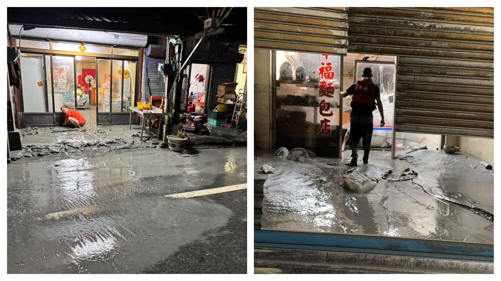 花蓮縣光復鄉災情慘重。（翻攝自臉書@胡仁順-花蓮縣議員 ）