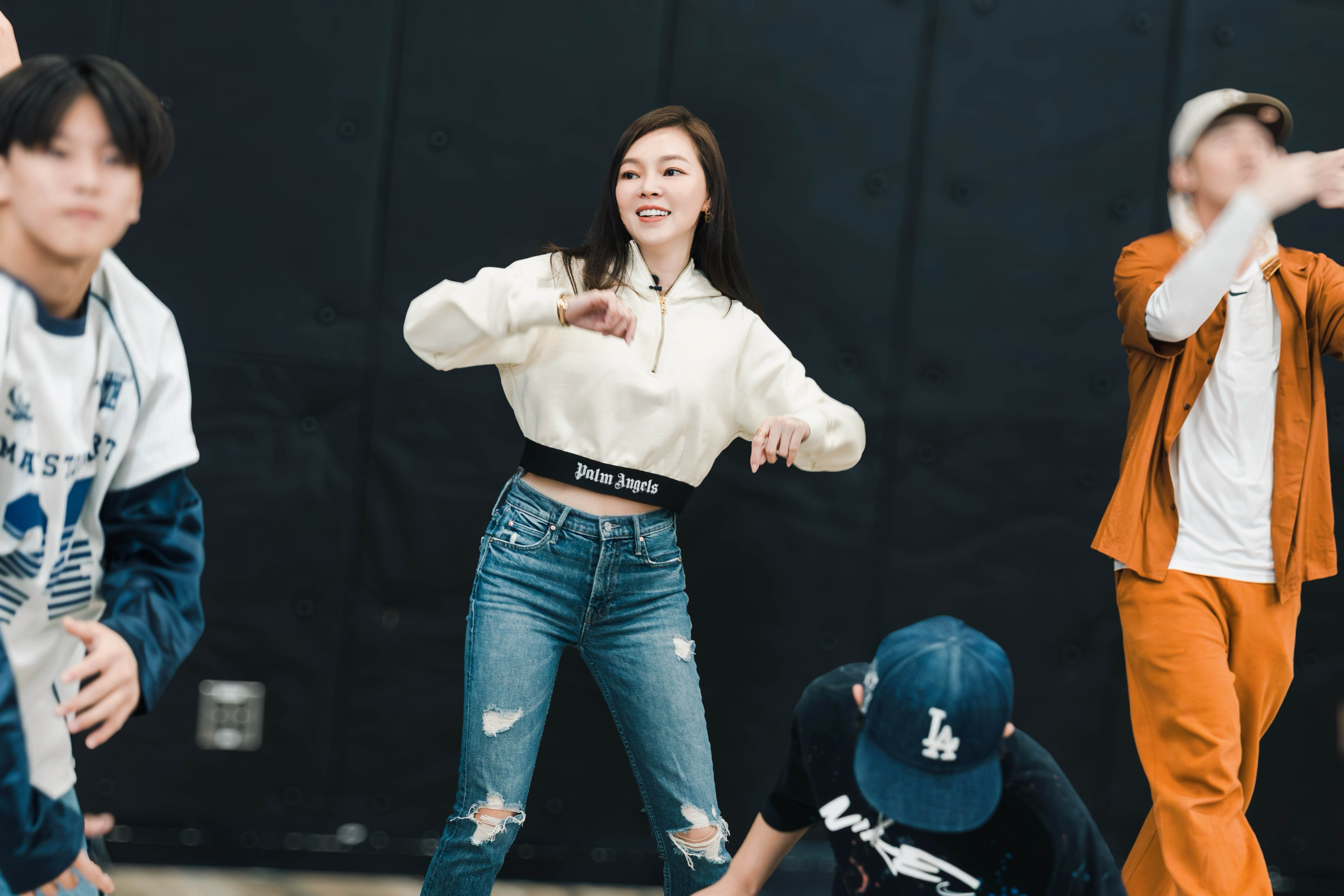 永齡霹靂舞銘日之馨計畫主理人曾馨瑩。（永齡基金會提供）