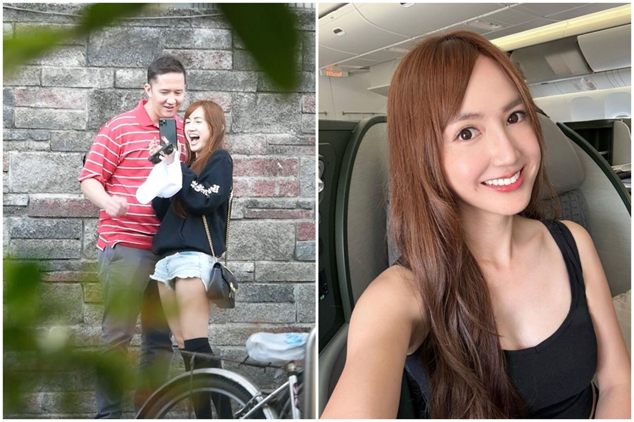 「台大五姬」中的「農推蔓」翁滋蔓稍早透過經紀人做出回應。（左圖本刊資料照／翻攝自翁滋蔓Smire Tzymann臉書）