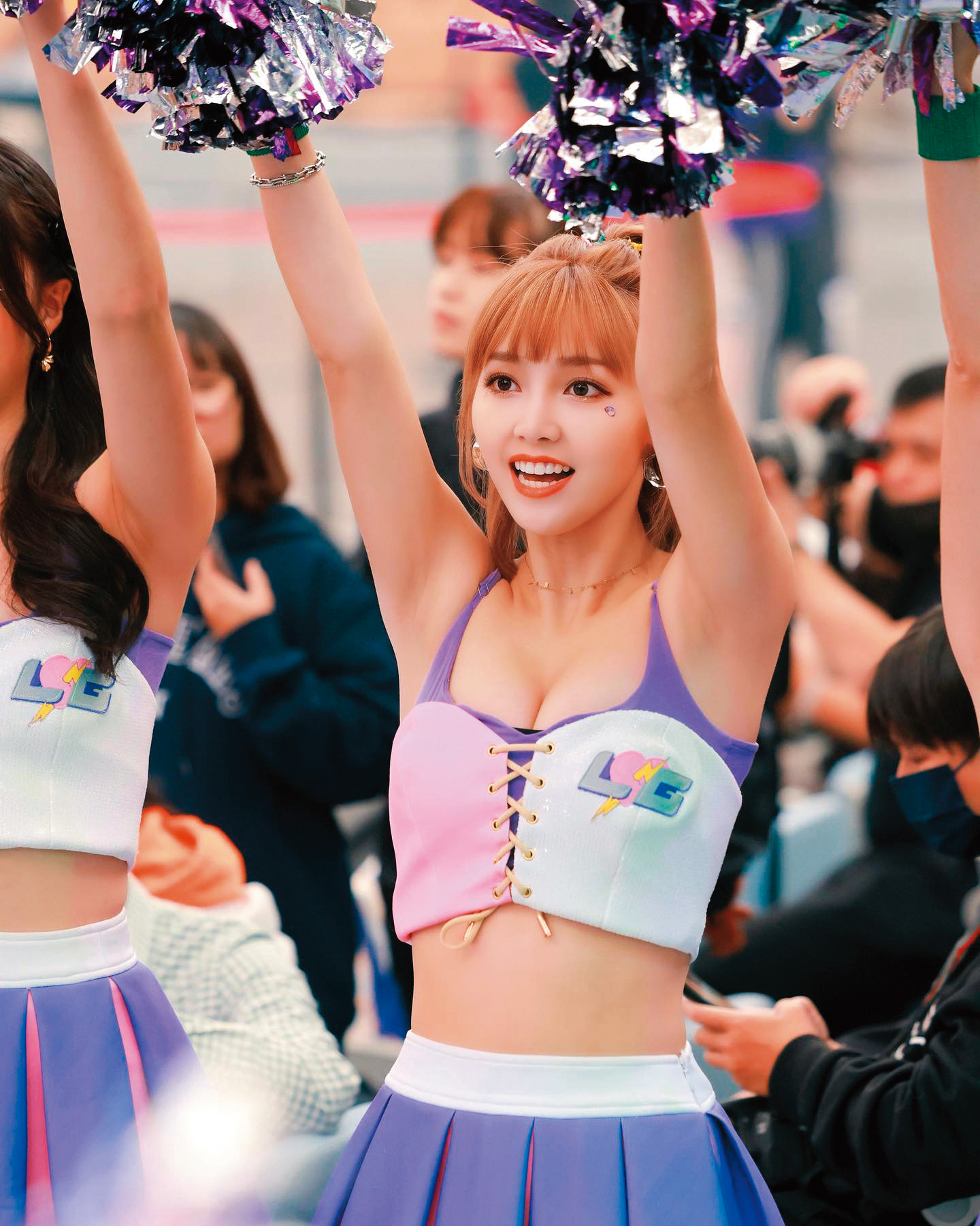 除了演藝工作，蘇云鈺也是活力十足的職籃台啤雲豹啦啦隊女孩。（翻攝自蘇云鈺IG）