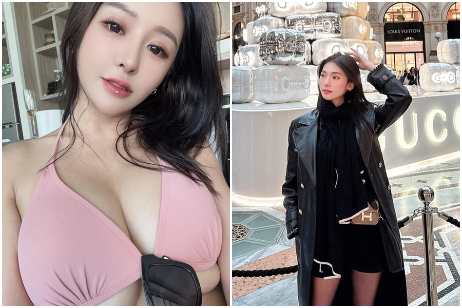 謝薇安透露（右），謝侑芯（左）猝逝前一天上午開始失聯，她私訊黃明志詢問狀況，對方卻已讀不回。（翻攝自IG@irisirisss900、@missingvivian）