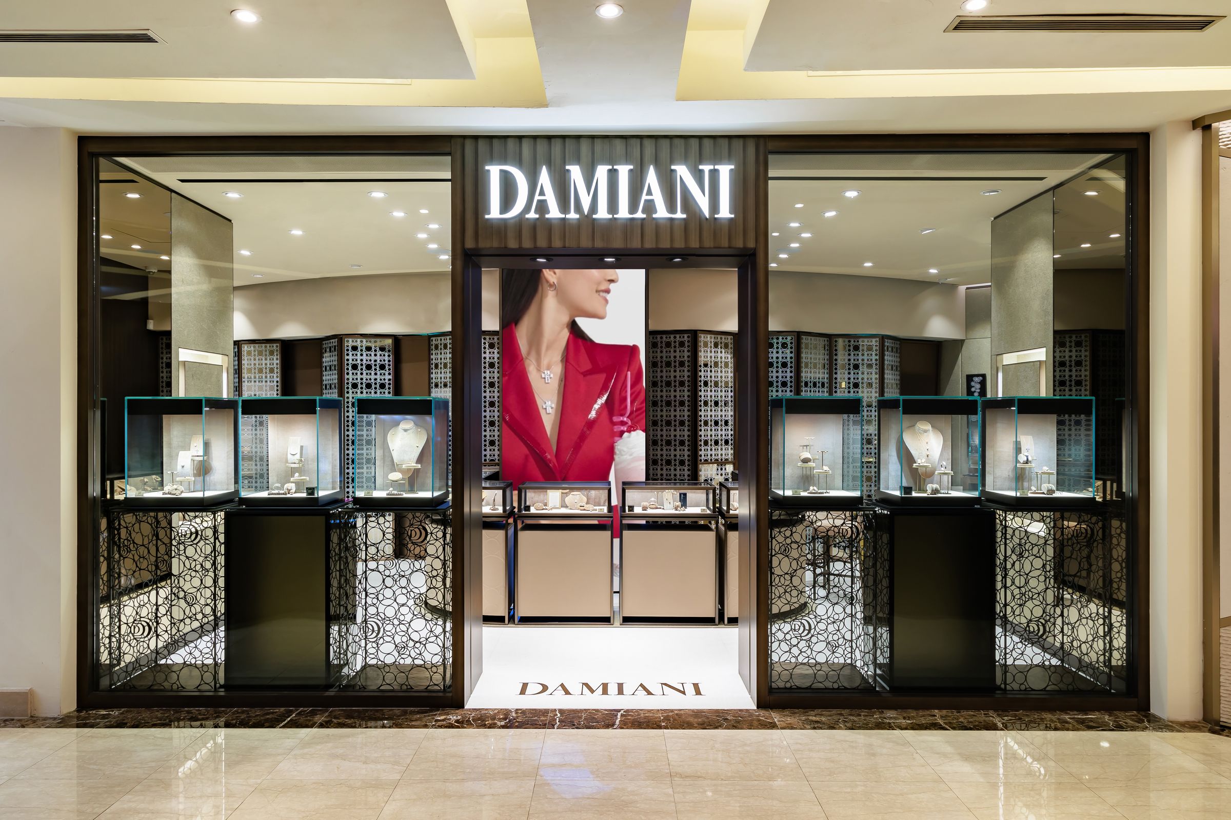 DAMIANI微風廣場頂級珠寶精品店外觀。（DAMIANI提供）