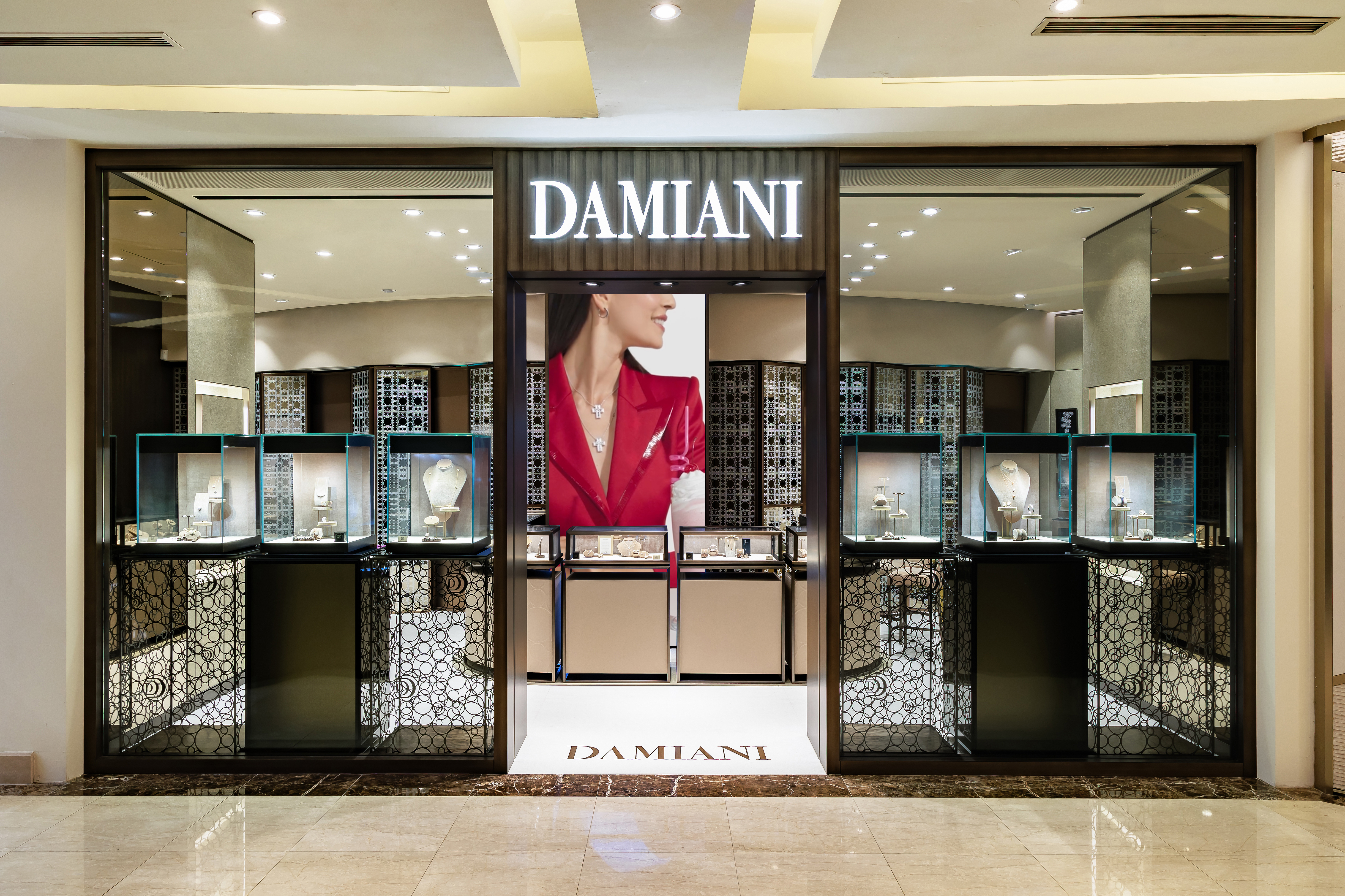 DAMIANI微風廣場頂級珠寶精品店外觀。（DAMIANI提供）