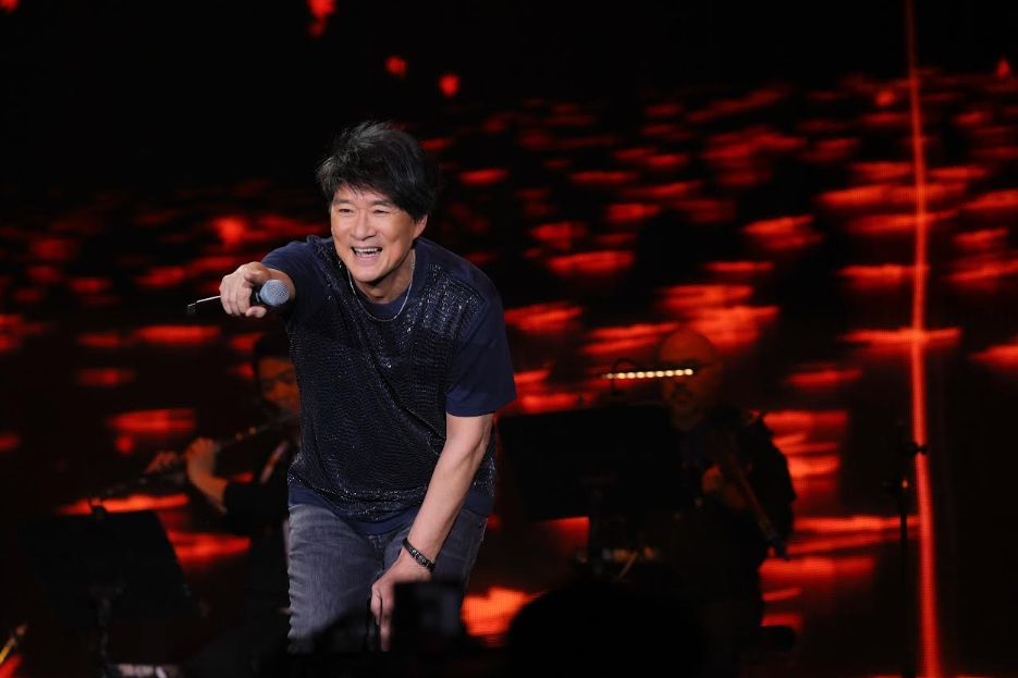 周華健在高雄巨蛋舉辦《少年的奇幻之旅3.0》演唱會。（滾石唱片提供）