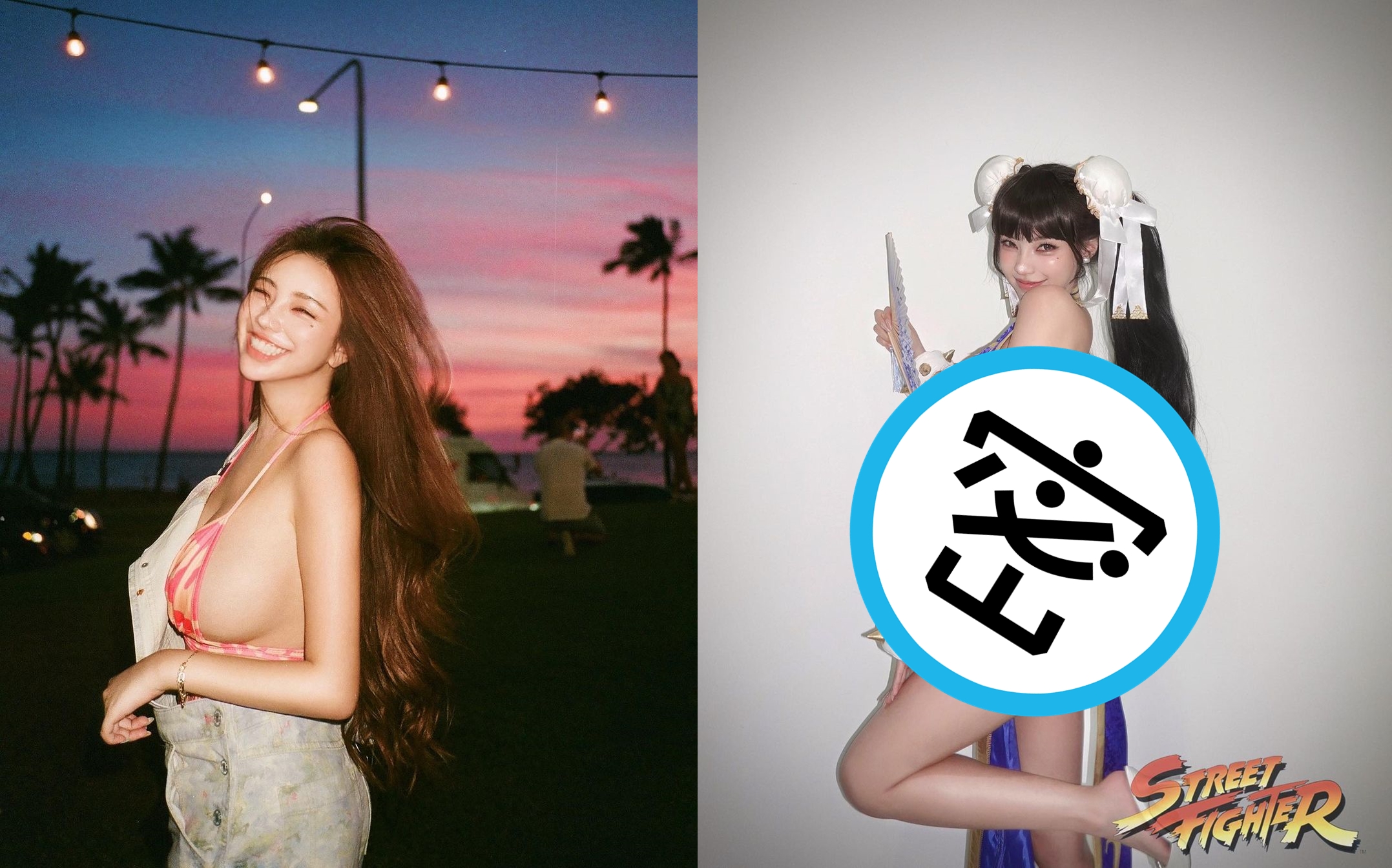 黃琳萬聖節扮裝成春麗造型，辣度爆表。（翻攝IG@lovelynnboo）