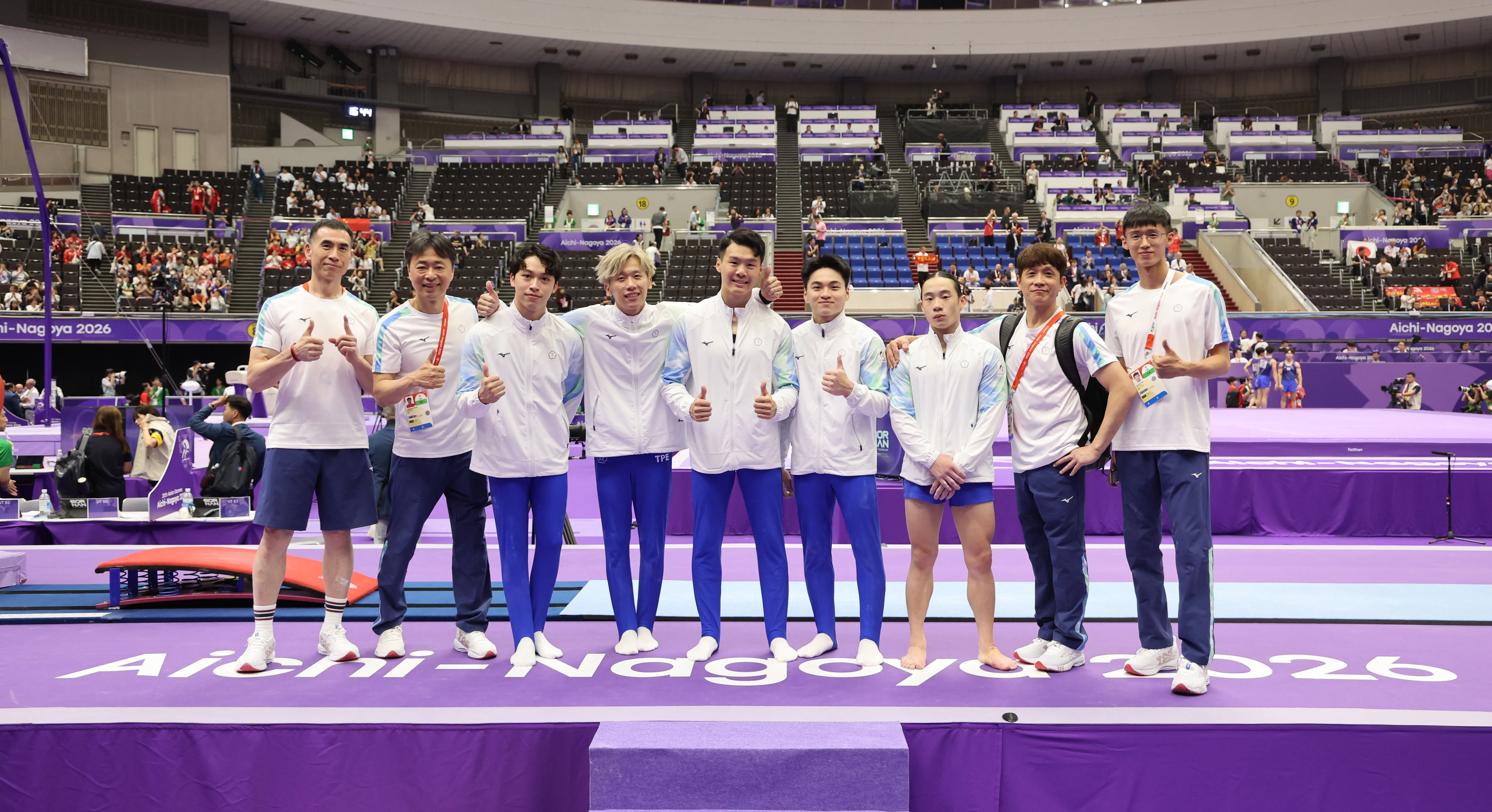 壽星唐嘉鴻單槓技驚全場！李智凱鞍馬強勢關門　台灣體操男團連2屆亞運摘銅